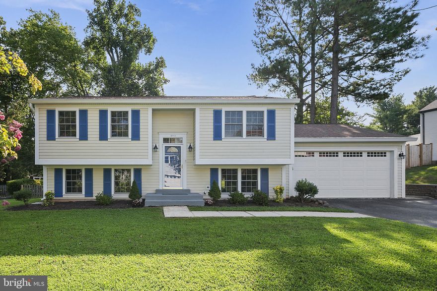 Sited at the end of a cul-de-sac, a light and bright home with terrific curb appeal and newer Hardie Plank siding, contrasting shutters, and an oversized 2-car garage with lots of storage space.
Well maintained and updated - offers luxury vinyl tile in in foyer and dining room(2021), new carpet on upper and lower levels(2021), and newly painted throughout(2021). We offer an updated kitchen with white cabinets and appliances, pantry cabinet, and lots of recessed lights. The breakfast/dining room is off the kitchen with French doors to the deck overlooking the large, fenced-in back yard - perfect place to enjoy the summers. The family room has also been updated with dimmable recessed lights.  On this level, we have the primary bedroom with a walk-in closet, a second bedroom, and an updated bathroom with newer vanity and fixtures(2021).  The lower level has a third and fourth bedroom, an updated bathroom(2015), and an oversized recreation room.  Additional updates include professionally painted interior, new carpet, new electrical outlets, luxury vinyl flooring,  Hardie Plank siding, and a new Trane air handler and heat pump(2021), Pella double hung tilt in windows(2008). Location, location - within 3 miles of the Silver Line's Wiehle Metro and  Herndon-Monroe Metro (opening soon) and also on the bus route to these metro stops. We are within minutes to Fox Mill Elementary School with their optional Japanese Immersion program,  
An established friendly neighborhood that is connected with bike trails, sidewalks and public transportation to restaurants, shopping, and entertainment in the larger Herndon/Reston area. 
Dulles airport is 12 minutes away and the Reston Town Center is 6 minutes away.