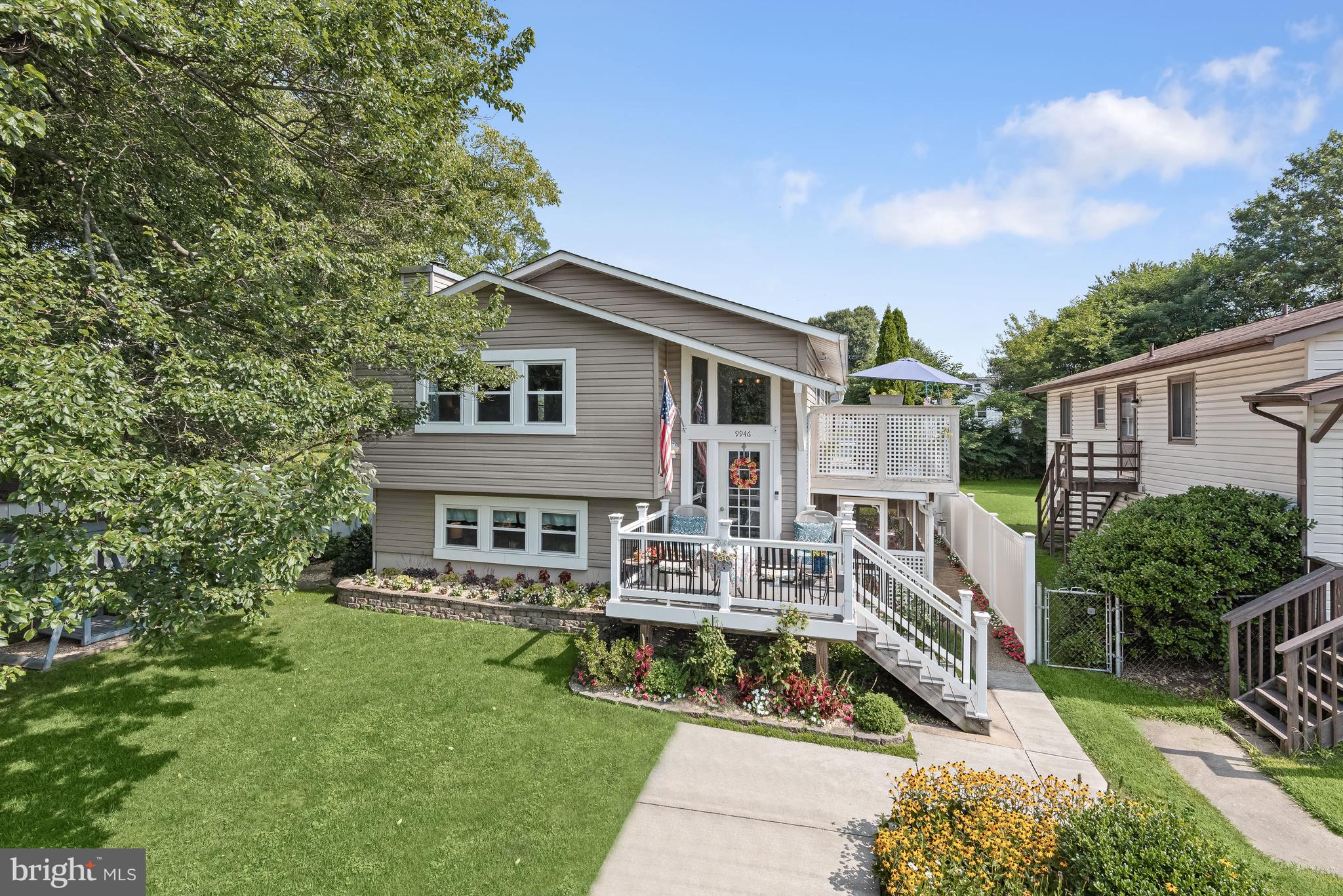 ***OFFER DEADLINE 7/31 by 9pm***This beautiful split-level home with pristine landscaping and a screened-in patio is ideal for entertaining family and friends in the High Ridge Park neighborhood of Laurel! Arrive on the main level and experience a spacious living room featuring an abundance of natural light that cascades onto the gorgeous hardwood floors and continues throughout. Enjoy gourmet meals in the formal dining room ideal for entertaining loved ones and guides you into the kitchen. Let the kitchen inspire your inner chef boasting a breakfast area, a decorative backsplash, a double sink, under cabinet lighting, and access to the side deck for morning coffee, tea, or evening cocktails. Relax and unwind in either of the two bedrooms and hall baths with modern vanity and clawfoot tub. The lower level family room is highlighted by plush carpet, built-in bookcases, an updated laundry room, bedroom, full bath, and a wood-burning stove for a cool evening curled up with a good book. Enjoy the outdoors in the rear fenced yard with an above-ground pool, secure storage, and space to run with a furry friend. Major commuter routes include US-1, MD-32, and I-95 for easy access to points of interest north and south. Updates: Railings, Flooring, Refrigerator, Microwave, Stove, Lower Level Bath, Laundry Room, HVAC, Water Heater.