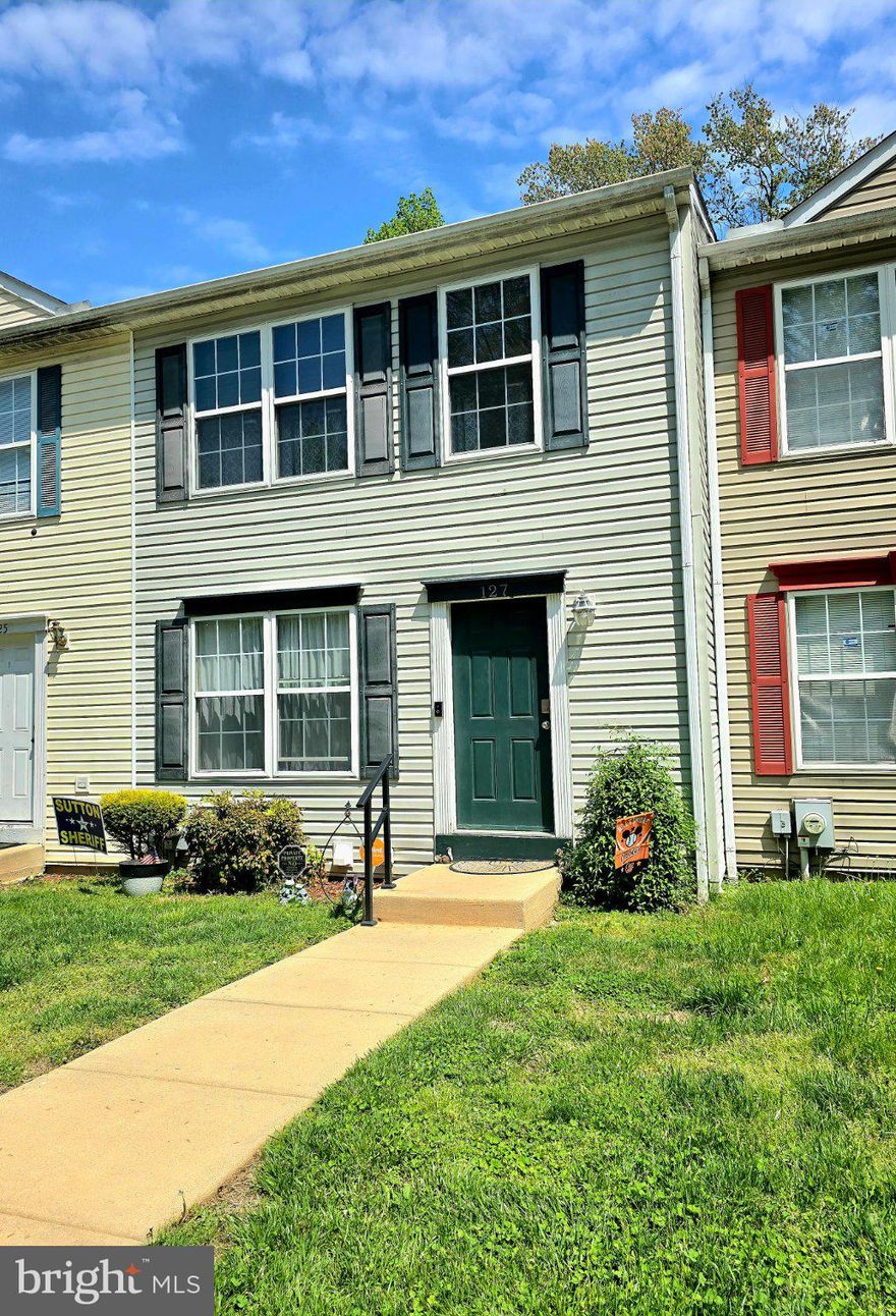 Welcome to 127 Sycamore Drive in North East, MD—beautiful townhome with great location.  Major bonus for buyers***** This home is eligible for USDA financing, offering 100% financing with no down payment for qualified buyers—a rare and valuable opportunity, especially for first-time homebuyers.*****
  Fresh neutral paint create a bright, move-in ready interior. The kitchen is both functional and inviting, complete with stainless steel appliances—including a dishwasher, stove, and refrigerator—plus ceramic tile finishes that extend into both the kitchen and bathrooms.
Tucked against a backdrop of mature woods, this home offers the sounds of nature for relaxing backyard time, private setting.  You'll find three well-sized bedrooms and a generous living/family room. plus classic six-panel doors add a touch of timeless character throughout.
The full basement provides excellent storage or potential additional living space and includes a washer and dryer for added convenience.
Conveniently located with easy access to Route 40 and I-95, this home offers both accessibility and a quiet community feel.
Don’t miss your chance to own this move-in ready home with exceptional value—schedule your showing today!
