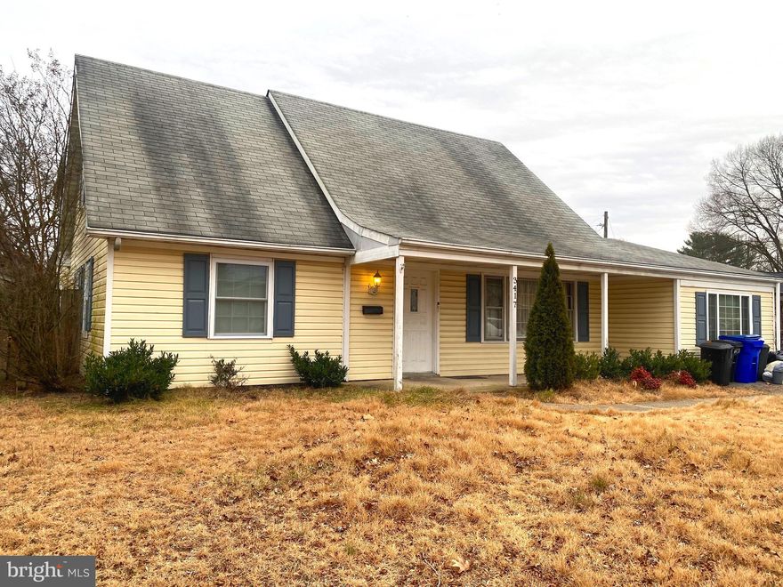 TRUSTEE SALE!!! Welcome to this charming single-family, two-level Cape Cod home offering space, comfort, and versatility. Featuring five generously sized bedrooms and two full bathrooms, this home is ideal for growing households or those seeking extra room to work or entertain. Inside, you’ll find laminated flooring, ceramic tiling and carpeting  throughout, complemented by recessed lighting and ceiling fans that enhance both style and comfort. The spacious kitchen provides ample room for meal preparation and gatherings, making it the heart of the home. The exterior boasts a large driveway with plenty of parking, along with a fully fenced backyard—perfect for outdoor enjoyment. Multiple storage sheds add convenience, while an additional recreation room offers flexible space for a playroom, home gym, or entertainment area. Please write the Seller as " Stephanie D. Moran, Esquire - Trustee for Record Owners".