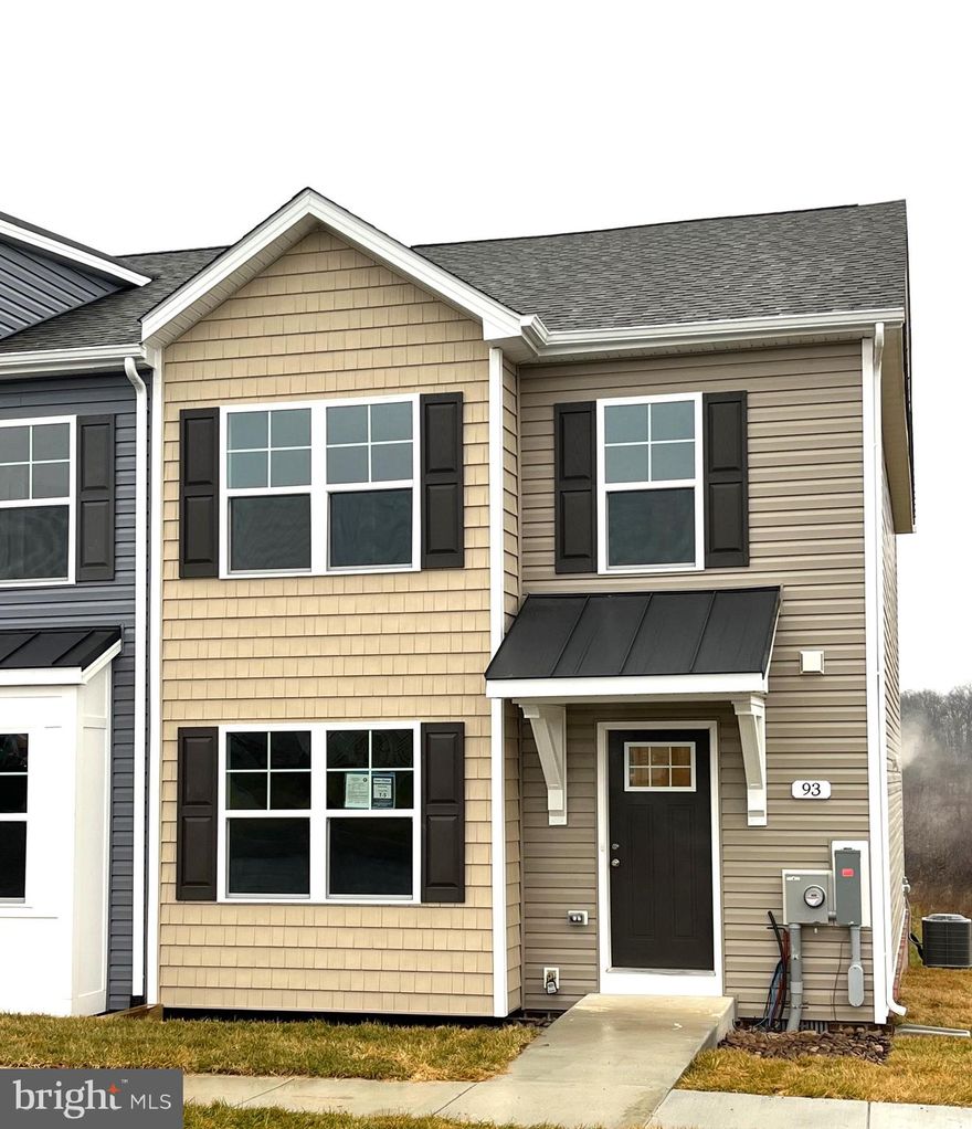 Under Construction, estimated late October delivery.  3 bedroom, 2.5 bath 2-Story town homes featuring spacious room sizes, luxury vinyl plank flooring in main living areas, Bump out in main level family room, and kitchen with island, granite countertops, and pantry.  The Primary Bedroom has walk in closet and full bath with double vanity and tile shower w/ glass door.   All homes come with natural gas heating system and brick accents on front.   10x12 Rear deck included and builder pays 3% closing assistance