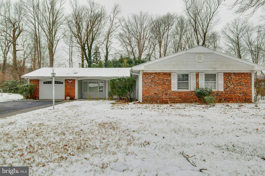 Just Listed In Idlewild - This classic Bowie rancher has unlimited potential. Large living/dining room combo with woodburning fireplace.  Garage was modified to now include 4th bedroom and storage area.  Spacious main level laundry and mudroom with rear entrance.  Private backyard with deck and shed.This home is being sold AS-IS and needs updating - but has great bones and is ready for your creativity and sweat equity.  Great for investors or buyers looking for a great project home. Great location, easily commutable to DC/Baltimore or Annapolis!