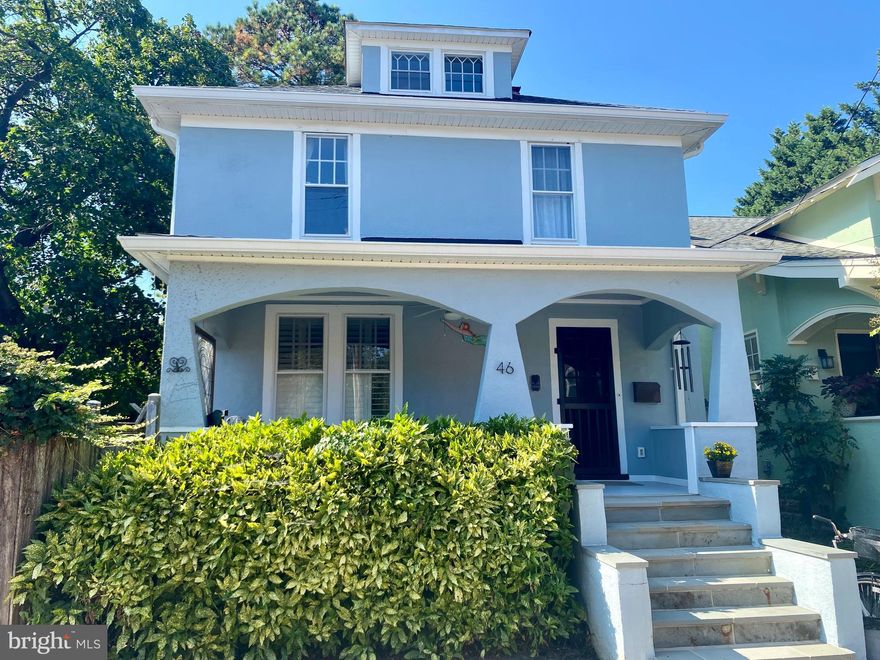 Welcome to this tastefully renovated, light-filled Craftsman jewel box in the heart of Murray Hill.  Built as a classic four-square, the home now features an open floor plan with loads of natural light throughout and a stunning gourmet kitchen at the heart of it all.  There is ample seating at a marble-topped kitchen island and natural flow into dining and living areas, making the home ideal for entertaining family and friends.  Cooks will appreciate all new stainless-steel appliances, high-end cabinetry, ample shelving and storage, and subway-tiled back-splash. Other attractive features include first-floor laundry room, original heart-of pine floors, upgraded lighting fixtures, custom plantation shutters, ample wall space for art, and a charming front porch - the  perfect spot to chat with neighbors and enjoy season changes. Three finished levels include four bedrooms (one with custom built-ins), a full bath, a sitting area, and a home office.  The private backyard with patio provides space for gardening and dining el fresco.  The full unfinished basement provides loads of storage space. Additional home improvements since 2018 include new roof and gutters,  stucco siding and exterior paint, and HVAC system. Ideally located, this home is just a few blocks from Lafayette Waterfront Park - a popular destination and site of many Murray Hill Residents Association (MHRA) gatherings - and around the corner from restaurants and shopping venues on West Street.  Don't miss this beautifully updated, cheerful, welcoming Murray Hill home!