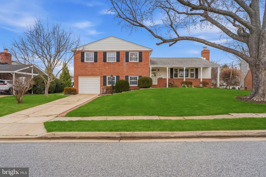 Welcome to this spacious and beautifully maintained four-level split, offering 5 bedrooms and 2.5 bathrooms in a prime, convenient location. With gleaming hardwood floors and a flexible multi-level layout, this home provides the perfect blend of comfort, functionality, and room to grow. The main level features a bright and inviting living space highlighted by a cozy wood-burning fireplace—ideal for relaxing evenings at home. The thoughtfully designed floor plan flows seamlessly into the dining area and kitchen, creating a warm and welcoming atmosphere for both everyday living and entertaining. Upstairs, you’ll find generously sized bedrooms, while the two finished lower levels offer incredible versatility—perfect for a family room, guest space, home office, gym, or hobby area. There’s also abundant storage and space for a workshop, making it easy to keep everything organized. Step outside to enjoy the level backyard—great for play, gardening, or hosting gatherings—and unwind on the charming front porch with your morning coffee or evening breeze. Located just a short walk from the York Manor Swim Club, this home also offers easy access to Interstate 695 and Interstate 83 for effortless commuting. You’ll love being minutes from the shops, dining, and amenities of Towson and Baltimore. Don’t miss this opportunity to own a spacious home in a fantastic location with room for everyone—and everything—you need.