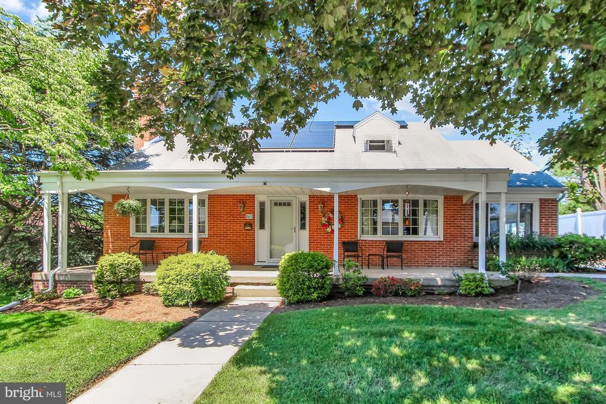 THEY DON'T BUILD THEM LIKE THIS ANYMORE! Custom Cape Cod offers first floor master bedroom, living room with a fireplace, dining room, updated kitchen with a breakfast room and first floor laundry. Additional bedroom on the first floor currently used as an office. Lots of upgrades include wood flooring, replacement windows, remodeled kitchen and counter tops. Finished lower level and breezeway too. Quiet neighborhood. GEOTHERMAL HEATING SYSTEM AND SOLAR PANELS MAKE THIS HOME SUPER ENERGY EFFICIENT!  COME TAKE A LOOK...YOU WON'T BE DISAPPOINTED!!