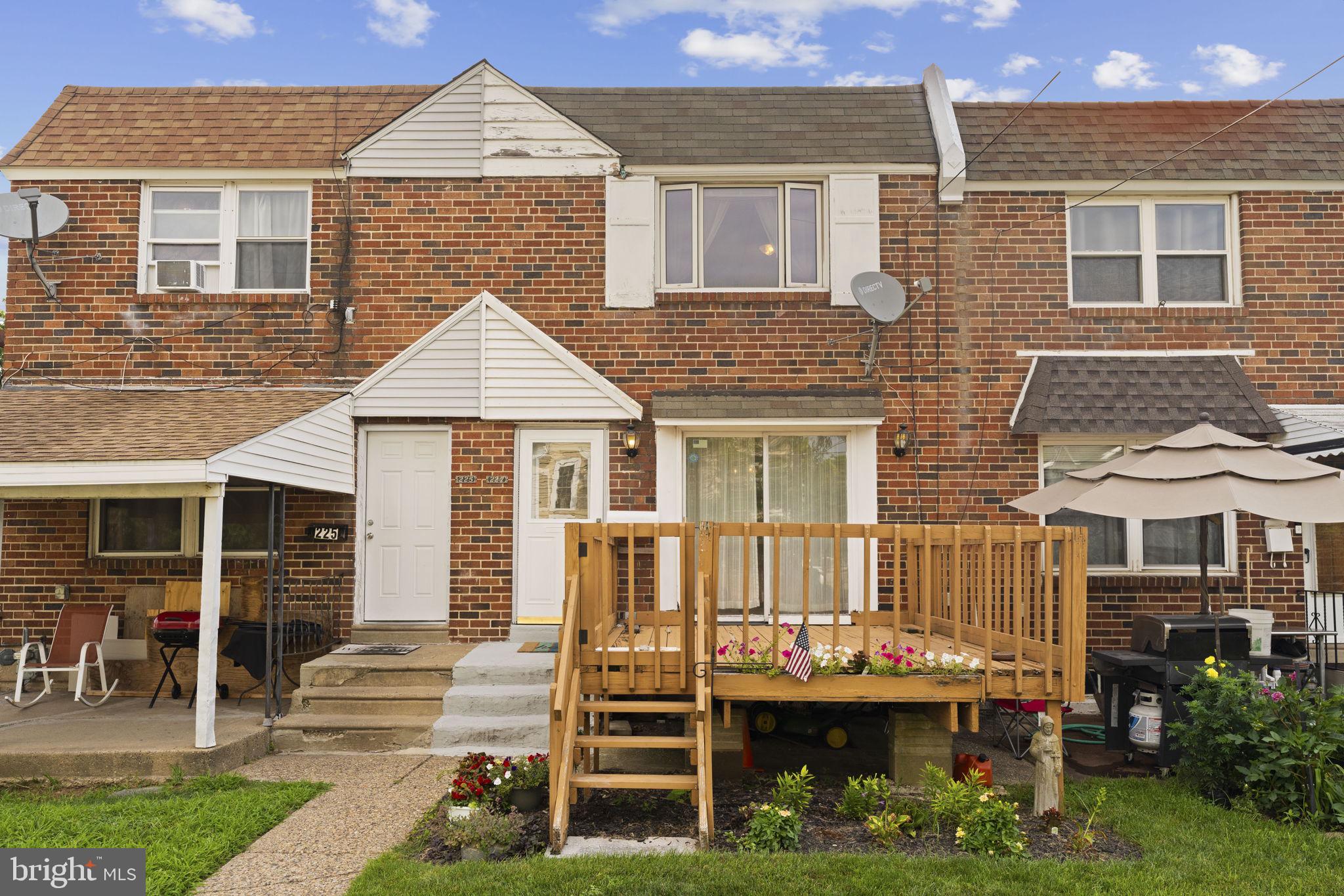 JOIN US AT OUR TWILIGHT OPEN HOUSE THURSDAY, 7/31, 4-6 PM! Welcome to 227 S Main Street—a charming brick row home located in the heart of Ambler Boro and within the award-winning Wissahickon School District! Just a few blocks from downtown Ambler and the train station, this home offers an unbeatable combination of space, location, and convenience! The nearby SEPTA station makes commuting to Center City a breeze.
Enter the home through the traditional front door into the bright and inviting living room, or take advantage of the adjacent front porch deck, which can also be accessed from the front yard and features sliding glass doors that lead directly into the living space. The deck includes a gate—perfect for safely containing kids or pets.
The open-concept main level features a spacious living and dining area with tile flooring and a ceiling fan, flowing into a kitchen with gas cooking, breakfast bar, abundant cabinet storage, double stainless steel sink, and included refrigerator.
Upstairs, you’ll find three bedrooms with hardwood floors and closets, all sharing a hall bathroom with a skylight and tub/shower combo with glass sliding doors.
A major bonus is the walk-out finished basement with a powder room—perfect for additional living space, recreation, or working from home. Rear driveway parking off the paved alley adds convenience with direct access through the basement entrance.
Enjoy being just steps from Ambler’s vibrant offerings—shops, fine dining, entertainment, farmers market, parks, playgrounds, the Ambler Movie Theater, and more! Don’t miss your opportunity to live in one of the area’s most sought-after locations.
Schedule your showing today!