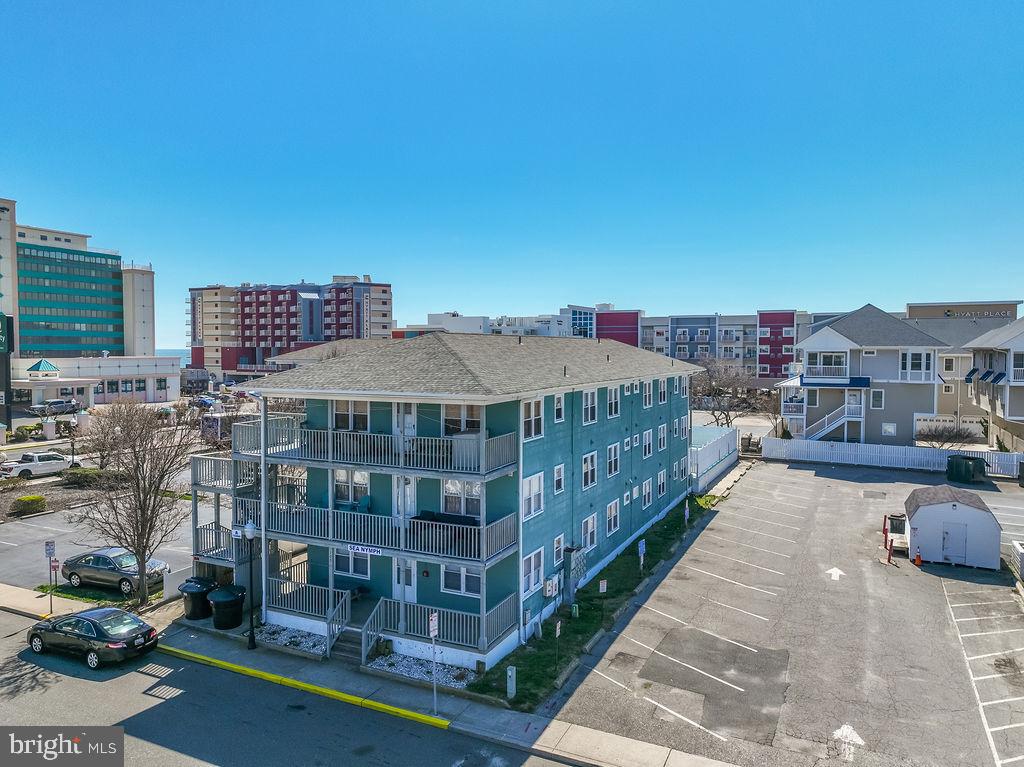 WOW! Looking for a condo a block from the Beach and the Boardwalk? AND WITH AN INGROUND POOL? Here it is!! Very nicely maintained one bedroom/bath condo in the Sea Nymph, very rarely available. Located in Building A on the 2nd floor, with a nice seating area outside the condo. Current owners have had this unit since 2003 and have really kept it sparkling, just installed new stove. The community washer and dryer room is located on the first floor of Building B next to the pool. Near many fine restaurants and shops. This unit owns a parking space #14. See this one soon!