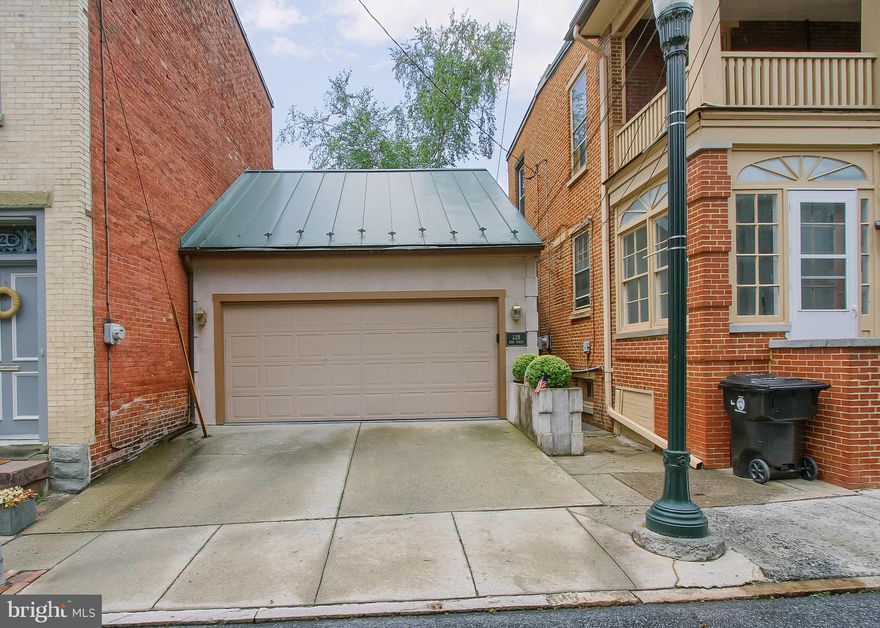 Truly one of kind.  Stand alone 2 car garage in the heart of Midtown Harrisburg.  Garage has additional storage above the garage.  Bonus heated room off of garage.  Large courtyard patio perfect for entertaining or your own private urban oasis.  1108 Green St. home is being sold at the same time as this garage.  Garage and home are being sold either as a package or individually.
