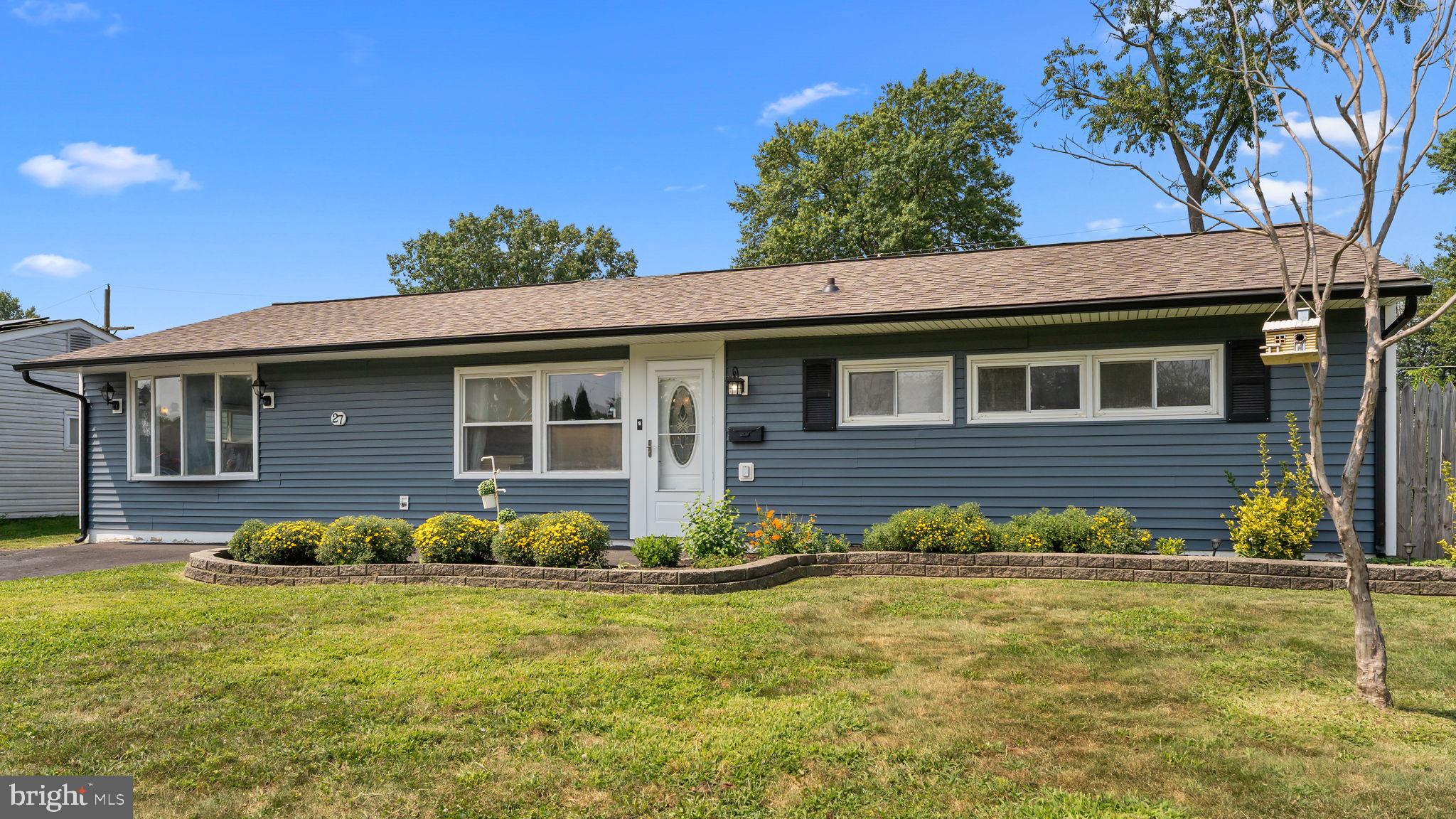 Welcome to 27 Teaberry Lane – a beautifully maintained 3‑bedroom, 1.5‑bath home boasting 1,528 sq ft of comfortable living space nestled in the quiet and welcoming community of Falls Township.
Perfect for families, this home belongs to the Pennsbury School District, ensuring access to top‑rated schools and a strong sense of community.
Major exterior upgrades include a brand‑new roof, siding, and gutters, all recently installed to enhance curb appeal and ensure long‑term durability. Inside, the inviting layout is ideal for both everyday living and entertaining.
A crucial infrastructure highlight: the sewer line was replaced at the time of purchase, giving you peace of mind knowing this essential system is fresh and reliable.
Whether you're a first‑time buyer, growing family, or downsizer seeking quality and convenience, 27 Teaberry Ln delivers with style, functionality, and excellent township and school ties.
being sold with a decorative fireplace.
Easement was already cleared from Lower bucks
stop by for the open house August 10th at 10am where we will have coffee and doughnuts to start your sunday off right!