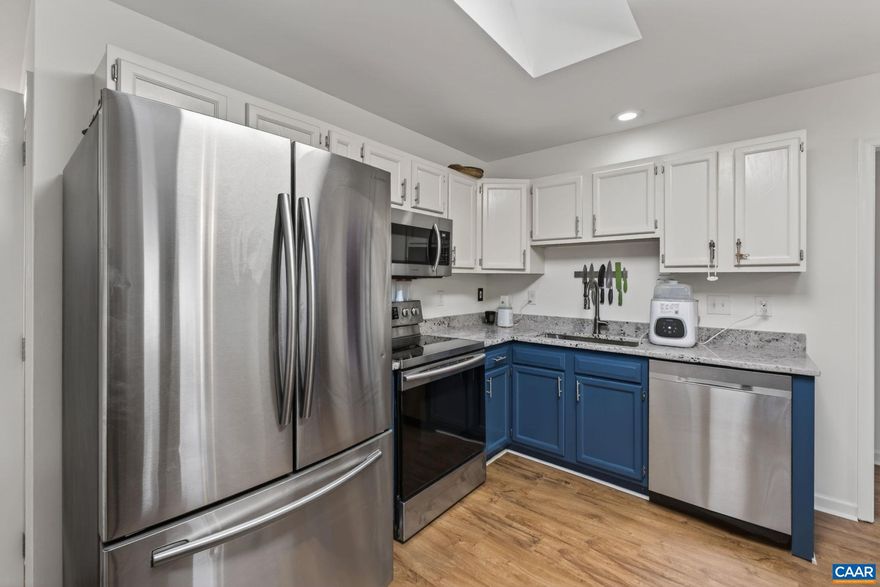 Wonderful move-in ready home near Beach 4! This lovely home all on one level features 3 nice sized bedrooms and 2 full baths along with a nearly level back yard. The owners have done everything so all your clients have to do is move in! Brand new roof, HVAC, flooring, kitchen counters & paint! This home offers tons of natural light and open Kitchen, living room & dining area with vaulted ceilings & sliding doors to rear deck & back yard. Split bedroom design with primary bedroom and bath at front of home offering tons of privacy. Kitchen Island is moveable and can be removed completely if purchasers prefer to have space for more traditional kitchen table. This home won't last long!,Granite Counter