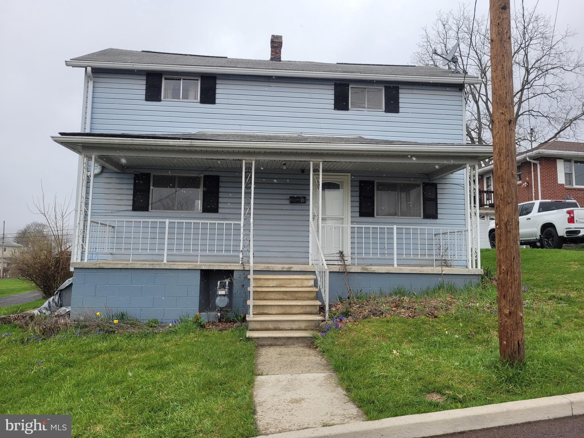 Location, location, location! This property offers convenience within the heart of Frostburg. Just minutes to FSU, Mountain Ridge High School and the convenient amenities Frostburg has to offer. Potential exists with this 3-bedroom, 1 bathroom. Could provide an excellent opportunity for a flip in a nice neighborhood or a homebuyer looking to get into Frostburg at an affordable price! Hardwood floors are believed to be present throughout both floors, but may be hidden under the carpeting. There is a hole in the ceiling in the living room that resulted from a leak that has been repaired. Furnace was installed back in 2008. Get creative with this one! Call to schedule your appointment today!