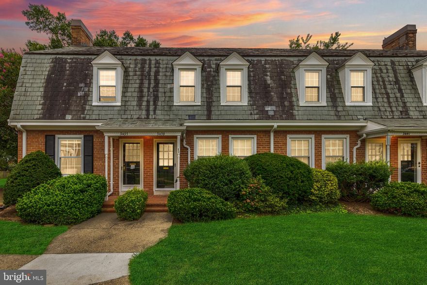This Fairlington, Clarendon model townhouse is primed and immediately ready for a new tenant. Classic hardwood floors grace the living and dining room upon entry. Abundant, natural light pours through the updated windows and shines on the freshly painted walls. An updated and open kitchen provides space for prepping, while engaging with family or guests. Stainless steel appliances and granite countertops offer an elegance to this space. Off the kitchen is a stone-scaped, fenced backyard with garden beds and opportunities for outdoor dining and entertainment. On the upper level, both bedrooms feature plentiful closet space, hardwood floors and a ceiling fan with proximity to the full bathroom. The spacious attic above allows for a storage option. The lower level, which includes a second full bathroom and laundry provides multiple, comfortable options for guest hosting, recreation, and working from home. Fairlington offers incredible convenience with walkable amenities within and outside the community. A swimming pool, tot lot, and tennis courts are all just steps away from this home, as is the Fairlington Community Center. Shirlington Village and the Bradlee Center are also nearby with multiple restaurants, shops, grocery stores, a movie theater, library, and stage theater. Metrobus connects to the Pentagon rail station in minutes. 395 and King St are easily accessible from the community.