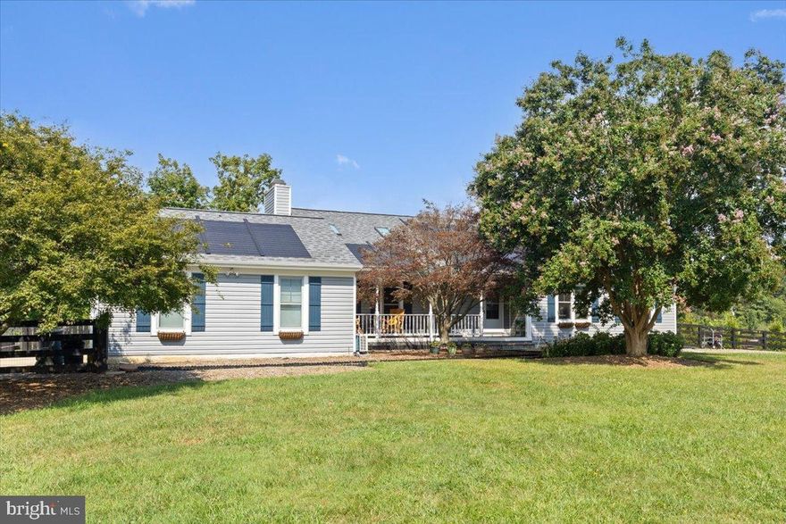 📉 Major Price Improvement! This beautiful home is now available at an incredible new price. Be sure to check the Documents section for a complete list of upgrades and enhancements that make this property truly special. NO HOA!

Nestled in the charming community of Marshall, VA, this fully renovated ranch-style home offers the ideal blend of comfort, convenience, and modern living. Boasting over 2,600 square feet of finished space and set on a picturesque 2.04-acre lot, this property has been thoughtfully updated to provide peace of mind and long-term value.

🔨 MAJOR RENOVATIONS AND RECENT IMPROVEMENTS:

The home underwent a complete renovation in 2021, and since then, the owners have continued to invest in significant upgrades, ensuring everything is move-in ready:

🔧 Installation of GARAGE WITH LEAN-TO (2023) with upgraded features to include (2) 10x10 foot garage doors, 100 AMP SERVICE PANEL, R19 Kraft Faced Insulation, Wind Vane Horse Cupola, 4” Rain Gutters, Exterior Lighting, Gravel Driveway and Parking Area, Bird Control Mesh Netting, Interior Fans, Extensive interior and Perimeter Shelving
⚡ Generac 24KW WHOLE-HOUSE GENERATOR with 5-year preventive maintenance plan (2022)
❄️ Mitsubishi Mini-Split for 2-car garage (2024)
☀️ GAF SOLAR ROOF by Shanco (2024)
🏠 New SIDING, GUTTERS, and SKYLIGHTS (2024)
🌬️ HVAC SYSTEM (2022)
🪟 All WINDOWS (2022)
🚪 Sliding doors replaced in Family Room & Primary Suite (2023)
🔥 1000-gallon propane tank purchase (2022)
💧 WATER TREATMENT SYSTEM (2022)
🚰 WELL PUMP (2023)
🚽 Septic system update (2023)
🌳 4-board FULL PROPERTY FENCE enclosure for added function and charm (2022)
🪵 Gas fireplace insert replacement (2022)
🚪 First Floor Storm Door Installation (2022)
⚡ Upgraded 200-AMP ELECTRICAL SERVICE PANEL (2023) to include surge suppressor and additional circuit capacity
🌬️ Clean AIR vent cleaning (2024) on supply and return lines

🏠 INTERIOR FEATURES:

👩‍🍳 Chef’s Kitchen: Upgraded countertops, large island, self-cleaning oven, built-in microwave, and dishwasher. Natural light fills the space through skylights, creating a warm, welcoming atmosphere.
🛏️ Spacious Bedrooms: Three bedrooms, including a primary suite with a luxurious walk-in shower and walk-in closet.
🔥 Cozy Living: Family room off the kitchen with a gas fireplace for perfect evenings at home.
🏋️ Finished Daylight Basement: Versatile space for a home office, playroom, gym, or entertainment area, with walkout access to the backyard.

🌿 OUTDOOR & PROPERTY HIGHLIGHTS:

🌲 2.04 acres with a private rear yard and level side yards, perfect for outdoor activities.
🚗 Attached side-entry garage plus ample driveway parking.
🌸 Fresh landscaping and fencing to enhance both beauty and functionality.

📍 LOCATION:

Situated in the friendly town of Marshall, you’ll enjoy the best of both worlds—peaceful living with convenient access to local parks, schools, shops, and community amenities.

✨ This home is truly turn-key—with renovations completed and nearly every major system replaced or upgraded within the past three years, you can move in with confidence and start enjoying the lifestyle this home offers.