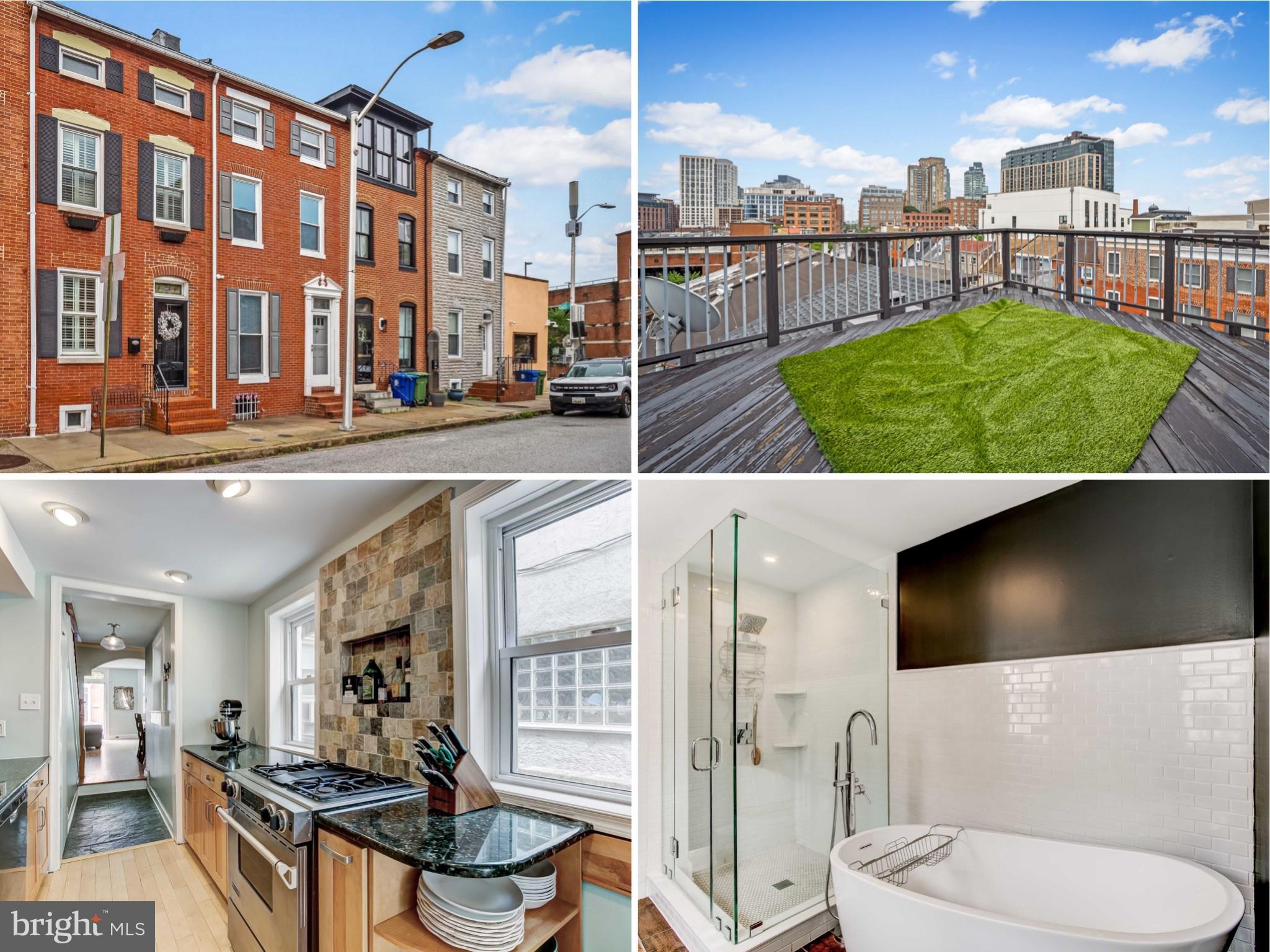 This charming 3-story townhouse in Little Italy, Baltimore’s premier neighborhood, offers a perfect blend of comfort, privacy, and community. With neighbors who feel like family and a vibrant, close-knit atmosphere, this home is ready for you to move in and start your next chapter.
The first level offers spacious living room and dining area ideal for entertaining, galley kitchen with modern appliances (brand new stove), breakfast room leading out to a charming courtyard, perfect for outdoor relaxation.
Recent upgrades include a brand new mini split for efficient cooling and heating.
Second Level offers a generous bedroom with ample closet space, spa-like bathroom featuring a separate shower and soaking tub, renovated in 2018, a bonus area suitable for an office, exercise room, or study space, and easy access to the roof deck for outdoor enjoyment. Roof Deck being sold AS-IS.
Third Level houses a private suite with bedroom, bathroom (2018), and sitting room providing a quiet retreat perfect for relaxing or hosting guests.
Lower Level provides a finished area for laundry and storage . Unfinished space for additional storage and utilities.
Experience the best of Baltimore city living in this beautiful Little Italy home, where every detail has been thoughtfully updated for comfort and convenience. Walker's Paradise with shops, restaurants, grocery, gyms with in steps. Schedule your tour today!