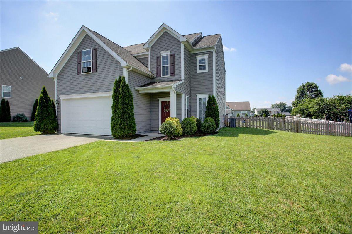 Beautiful 4 bedroom, 2.5 bath colonial in desirable neighborhood. New flooring on first floor, new refrigerator and dishwasher. Back yard with large patio, shed and fully fenced. Window coverings convey, island in kitchen with room for table dining.