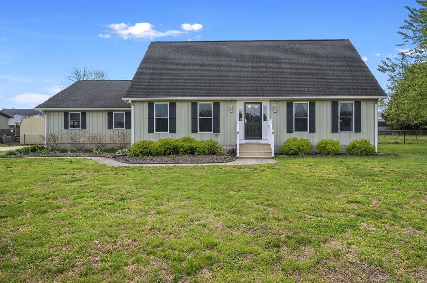 Nestled in a serene semi-rural setting, this exquisite Cape Cod-style residence offers a harmonious blend of comfort and sophistication. With major renovations completed in 2017 and 2024, this home has been thoughtfully updated to meet the demands of modern living while retaining its timeless charm. Step inside to discover a warm and inviting interior that boasts of three spacious bedrooms and two and a half elegantly appointed remodeled bathrooms. The upgraded kitchen countertops, complemented by stainless steel appliances, create a culinary haven for the aspiring chef. Enjoy casual meals in the charming sunroom area, where natural light pours in, enhancing the inviting atmosphere. The living spaces feature a mix of LPV and tile flooring, providing both beauty and durability. The family room, conveniently located off the kitchen, is ideal for relaxation, while the main floor bedroom's walk-in closet offers ample storage for your wardrobe. Ceiling fans throughout the home ensure a comfortable climate year-round. Outside, the property spans an impressive 0.69 acres, featuring beautifully landscaped grounds that provide a tranquil retreat. The rear yard offers a peaceful escape, perfect for outdoor gatherings or quiet evenings under the stars. With road frontage and side yards, the property provides a sense of space and privacy, making it an ideal sanctuary. Parking is a breeze with an attached two-car garage, complemented by additional driveway and off-street spaces, ensuring convenience for you and your guests. The paved driveway adds a touch of elegance to the exterior, enhancing the overall curb appeal. Located in a semi-rural area, this home offers a unique lifestyle that combines the tranquility of nature with easy access to nearby amenities in both Milford and Harrington. Enjoy the peace and quiet of country living while still being within reach of many local shops and dining options. This property is not just a house; it's a place to create lasting memories. Experience the perfect blend of luxury and comfort in this stunning home, where every detail has been meticulously crafted for an exclusive lifestyle.

Please allow a 2-hour notice for all showings as a dog is on the premises. An agent (sellers or buyers) must be present—no client-only showings.

New Upgrades:

2022: 12x18 Shed, all new windows in home, and complete board and batten vinyl siding on the entire outside of the home.

2023: Added a 14x16 All-season Sunroom with a mini-split HVAC system, a fiberglass front door (PVC frame) and new sidelights, a fully paved driveway, and a cedar outdoor pergola and block patio.

2024: Vinyl privacy fence, kitchen quartz countertop, backsplash, and sink.

2025: New flooring in the living room, dining room, kitchen laundry room and half bath (Stain master waterproof laminate).

Over $110k in home improvements! No stone was left unturned on this well-kept well-appointed home. The main floor bedroom has a beautiful all-tile ensuite! The additional 2 bedrooms on the spacious second floor share a Jack and Jill tile and granite full bathroom. The rear of the property is fully enclosed with a combination of chain link and vinyl fencing ready for pets and backyard fun. The attached oversize two-car garage and ample driveway parking offer flexibility for all your vehicles and "toys."

Additionally, the prior owners installed a new roof in 2020, HVAC in 2018, and the well in 2018!