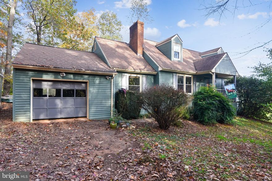 CANNOT BEAT THE LOCATION.  EASY ACCESS TO RT 29 , GREAT SPOT FOR COMUTERS .  AFFORDABLE CAPE COD READY FOR NEW OWNER FEATURES 4 BR'S AND 3 FULL BATHS.  TWO BR'S ON MAIN LEVEL AND 2 BR'S ON THE UPPER LEVEL.  
THE BASEMENT IS PARTIALLY FINISHED AND OFFERS A REC ROOM, SPACE FOR A GAME SPACE, HOBBY RM AND FULL BATH WITH WAINSCOATING ON LOWER LEVEL WALLS, JUST NEED TO COMPLETE THE CEILING TILES.  WOOD STOVE IN BASEMENT WILL HELP REDUCE HEATING COSTS. AND KEEP YOU SO COZY IN THE WINTER.  THE HOME'S HVAC IS ZONED OFFERING SAVINGS AS WELL.   WHEN SUMMER OF 2022 COMES AROUND YOU WILL STAY COOL WITH YOUR VERY OWN ABOVE GROUND POOL.  FIREPLACE ON MAIN LEVEL HAS NEVER BEEN USED BY THIS OWNER SO BUYER WILL HAVE TO INSPECT.   THE FLUE FOR THE WOOD STOVE IN BASEMENT HAS BEEN RELINED.  HOME IS SERVICED BY PUBLIC WATER AND INDIVIDUAL SEPTIC.  BURIED PROPANE TANK.