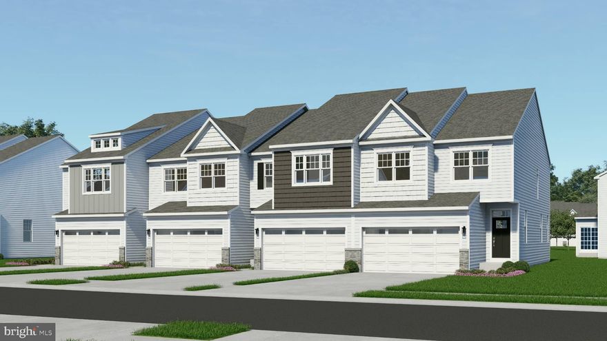 Luxury, location, and lifestyle come together at Copperleaf Ridge — Kennett Square’s newest premier townhome community by Rouse Chamberlin Homes. Design and build a uniquely beautiful home nestled in a serene, green setting just minutes from vibrant downtown KSQ.  Included luxury finishes boast first floor 9 foot ceilings, impressive kitchen islands, and primary bedroom suites with spacious walk-in closets and elegant ceramic tile baths. The popular open-concept 2-story homes will feature 3-bedrooms, 2.5-baths, 2-car garages and up to 2,848 square feet of living space with optional finished basements. The CARLTON GRAND floorplan showcases a welcoming foyer entry, opening to an inviting living space, connected to a chef-friendly kitchen with stainless appliances and a large central island for everyday gathering. There’s excellent cabinet and counter space, plus a storage pantry to stay organized.  The dining area includes a cheery glass slider that opens to a low maintenance deck. The Carlton Grand emphasizes a large primary bedroom suite offering a spacious walk-in closet and ceramic tile bath. A convenient second floor laundry plus nice secondary bedrooms with large closets and a shared bath complete the second level.  At Copperleaf Ridge you’ll enjoy a low maintenance lifestyle where groundskeeping and snow removal are provided. Easily accessible to Philadelphia and Wilmington, the community is located in a prime location just minutes from major shopping and attractions like Longwood Gardens and Historic Kennett Square where fine dining, artist venues, and yearly festivals create a vibrant quality of life. Listing photos show renderings of the layout. Tour the new furnished model home Thursday to Monday 11am to 5pm. Tours are available by appointment only. Call today!