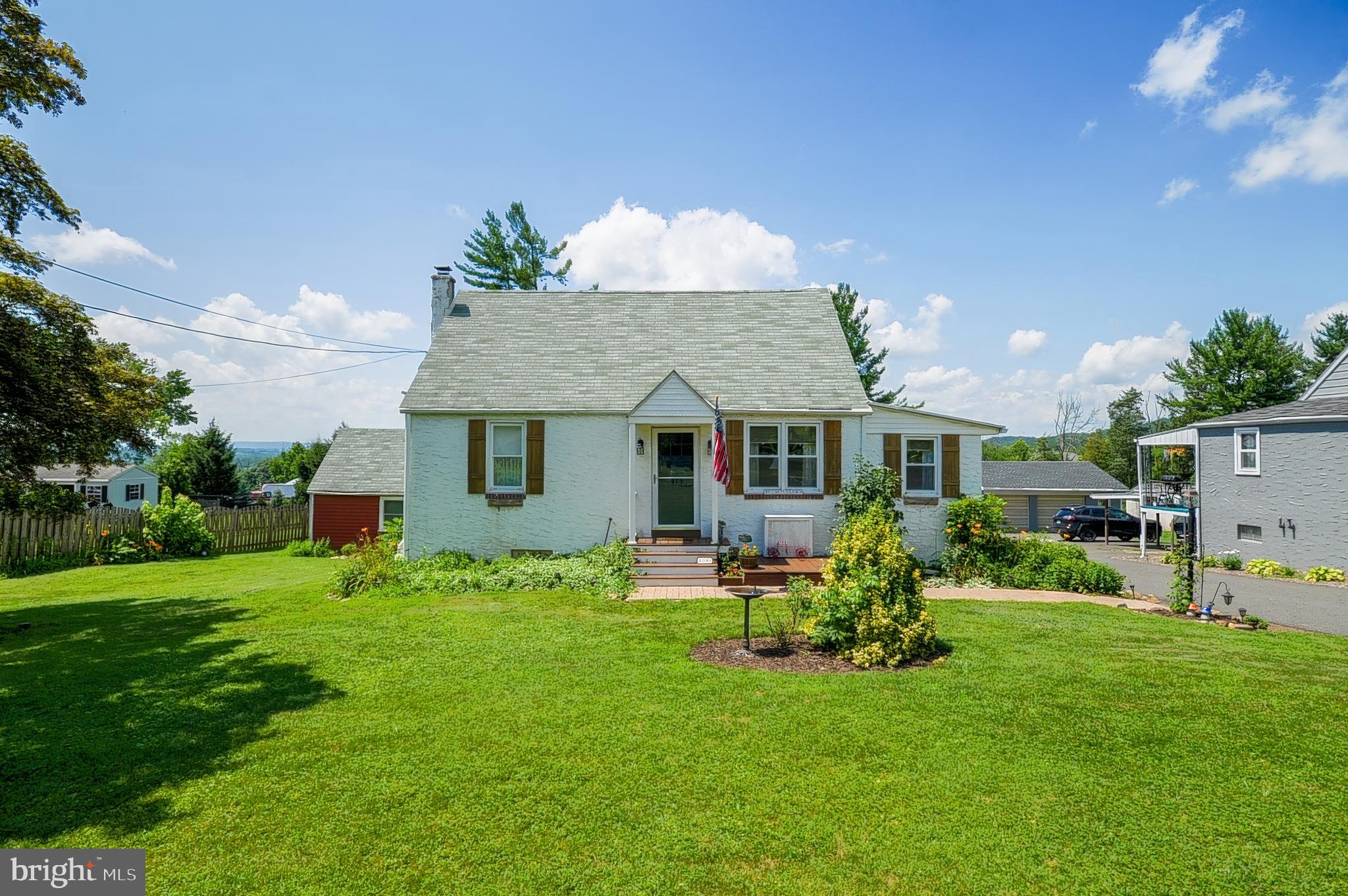 Welcome to this beautifully maintained Cape Cod nestled on almost 2 acres in desirable Upper Pottsgrove Township. Bursting with character and functionality, this 3-bedroom, 2-bathroom home offers the perfect blend of indoor comfort and outdoor versatility.
Step inside to a sun-filled main level featuring a spacious living room and an updated kitchen complete with stainless steel appliances, recessed lighting, butcher block countertops, and generous cabinet space. A bright and airy laundry room off the side entrance provides convenient access to a flexible rear space—perfect for a home office, dining area, or cozy sitting room. Also on the main level is a well-sized bedroom and full bath, ideal for guests or single-level living.
Upstairs, you’ll find two additional bedrooms and a second full bathroom, offering plenty of room for family or visitors.
Comfort is key, with modern systems that include central A/C, a high-efficiency electric tankless water heater, a heat pump with integrated gas furnace backup, and 200 amp electrical service—providing reliable, efficient performance throughout the home.
Outside, the possibilities are endless. Multiple outbuildings include a charming craft studio, a large workshop with extra storage, a one-car garage, and even a stable—perfect for hobbyists, creatives, or anyone in need of extra space.
Don't miss your chance to enjoy peaceful, private living with room to grow and create—schedule your showing today!