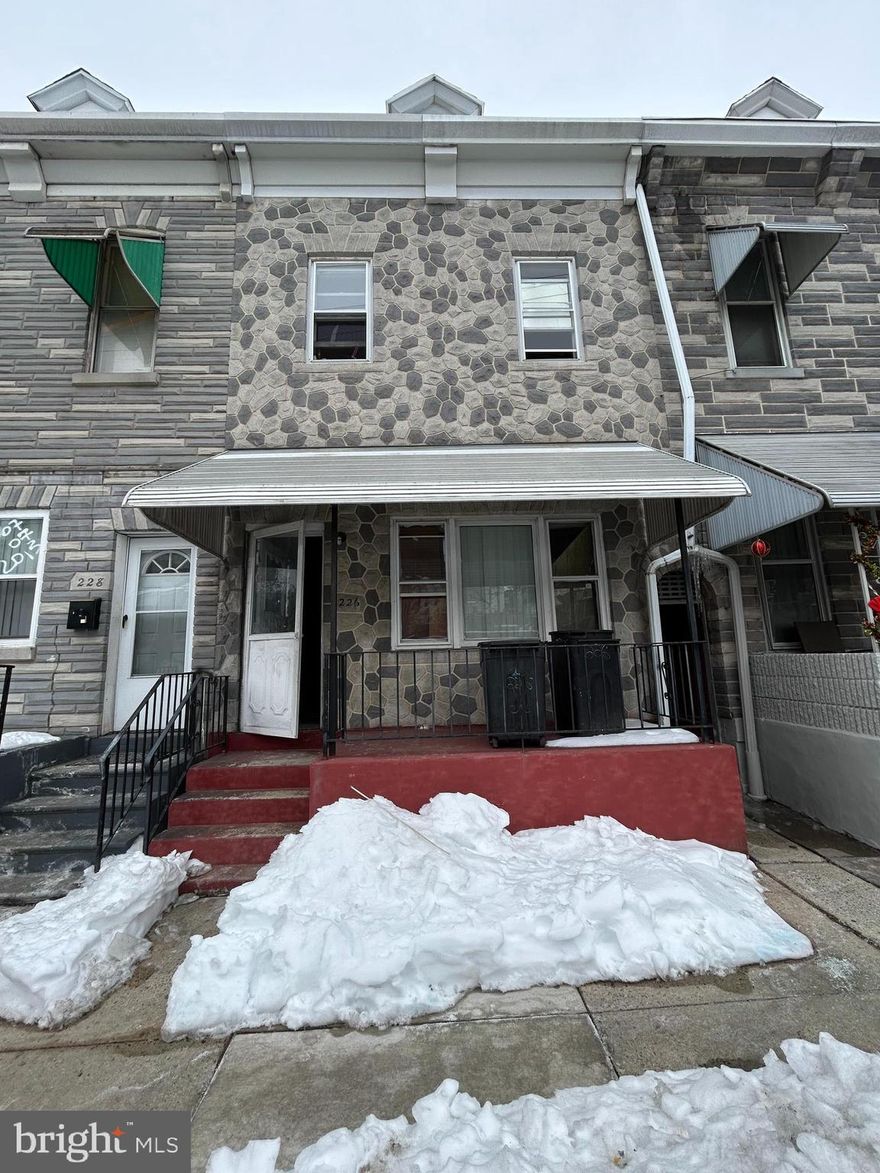 Investment opportunity in Reading City, Berks County! Classic 2-story brick row home offering 2 bedrooms and 1 bath. Built in 1890, Great potential for investors, rehab buyers, or long-term hold strategies looking to unlock upside through renovation or repositioning. Property is being sold strictly as-is, where-is, and seller will make no repairs or concessions. Cash sale only, Proof of funds required with all offers. Excellent opportunity to add to your investment portfolio in a central Reading location!