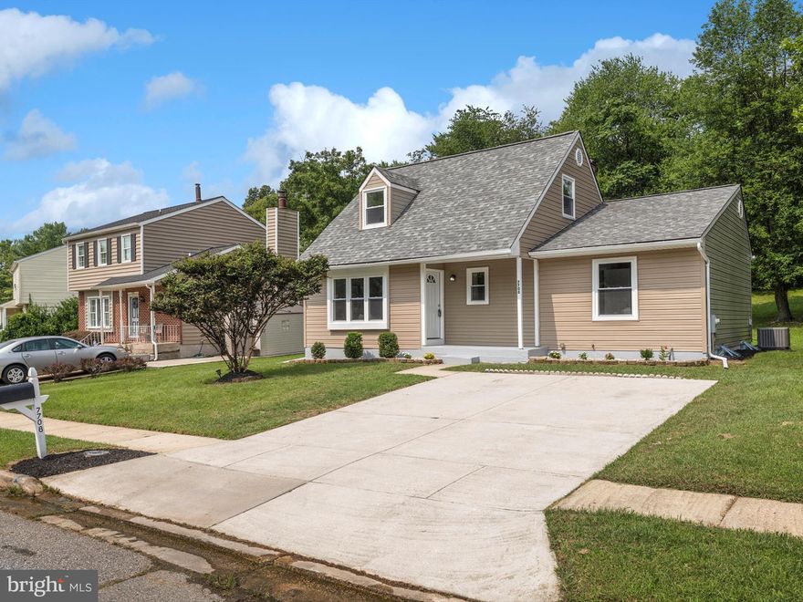 3 Level Cape Cod, Boasting 5 Bedrooms and 2  full Bathrooms. The Beautiful  interior showcases contemporary finishes and a thoughtful layout that maximizes both style and functionality. The custom kitchen with quartz countertops, stainless-steel appliances and attractive cabinetry enhances your cooking and gathering experience. Complete with a traditional floor plan and modern finishes that will WOW you the moment you walk through the door. The bathrooms have been tastefully refreshed adding modern elegance to this classic home. Freshly painted, new carpet and laminate wood plank flooring throughout. The expansive yard provides the perfect setting for outdoor activities and/or entertainment. Conveniently located close to Fine Dining, Fun Eateries, Nightlife Entertainment and  major routes. Don't miss out on this opportunity to make this your lovely home.