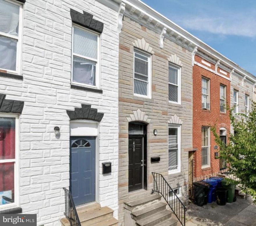 This newly renovated home has all the great features you are looking for. Starting with the kitchen, you will see all new stainless appliances, granite countertops and solid flooring. The second floor features 2 bedrooms and one bath with modern fixtures. 1 bedroom on 1st floor.  The backyard is large and fenced in for privacy. This unit is located just blocks away from Johns Hopkins Hospital.