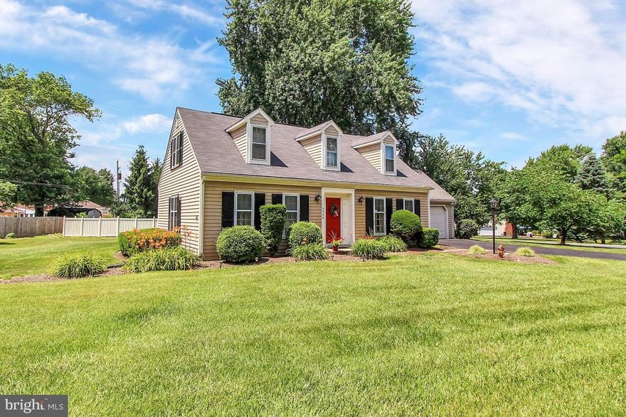 Fabulous custom built home on almost 1/2 acre lot at the corner of a cul-de-sac. Lots of natural light through out. New central a/c (2017). Master bedroom w/dressing area & master bath. Possible 4th bedroom or could be den/office on first floor. First floor laundry room. Spacious Family room with large floor to ceiling windows. Cozy screened in porch to enjoy peaceful & quiet backyard. Oversized 2 car garage with pull down stairs to attic. Many updated fixtures, flooring, paint through out. Economical gas heat plus wood burning FP. Central vac system, All new appliances in kitchen. Tons of storage closets. Semi-finished lower level professionally waterproofed (Mid Atlantic) plus roughed in plumbing for future bathroom. Natural gas lamp post, adorable! Only one owner of this home.
