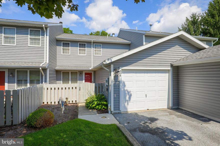 We are letting you in on a secret!  The development of Chambers Crossing is a hidden gem in the Dallastown School District!  It's a small, quiet condo community tucked away in an area that's surrounded by mature landscaping and privacy, yet so close to  I83 and access to the very popular East End of York area. This condo immediately greets you with a quaint brick courtyard area by the front door.  As you enter,  you'll notice the home has a completely neutral decor that's ready for your individual decorating style to compliment the rooms.   All appliances are included in the kitchen and it features a traditional, raised panel cabinetry in an oak finish.  The living room has an open feeling and is highlighted with a corner wood-burning fireplace!  The dining area continues the open feeling of the room and has a useful serving hatch that gives you direct access to the kitchen! The second floor continues the trend and feeling of a neutral pallet and features LVT flooring in a blonde oak finish.  The owners suite has a surprisedly large walk in closet AND more closet space as well!  One of the bedrooms can transition to the perfect office area.  The room features dual skylights that flood the room with tons of natural light all day long! What really seals the deal on this home is the private back yard!  You can stare out the windows from the living room or walk out to a patio that could be expanded to suit your entertaining needs!  Tall, well-matured trees line the back area and give you the privacy that you want.      It's very hard to come across such a great deal like this in Dallastown Schools AND at a truly affordable price range!  Come and look because this home will most likely be gone in less than a week!