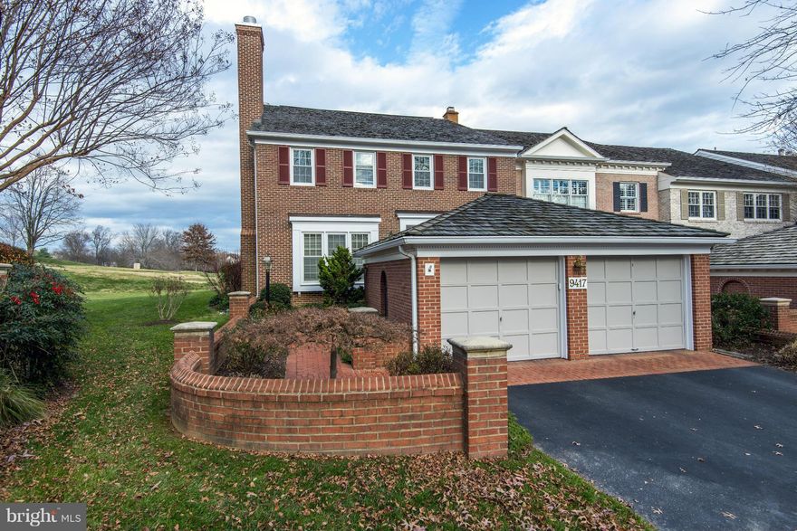 SPACIOUS END UNIT TOWNHOUSE OVERLOOKING 14TH FAIRWAY IN AVENEL.  OPEN FAMILY ROOM/KITCHEN WITH BAY WINDOW OVERLOOKING SIDE YARD,  CENTER ISLAND/GAS COOKTOP, SUBZERO REFRIG,  LR OPENING TO SCREEN PORCH/PATIO. ENLARGED MASTER BEDROOM  W/GREAT GOLF COURSE VIEW, BALCONY, RENOVATED MB,  FINISHED LOWER LEVEL W/FAMILY RM W/STONE GAS FP, RENOV BATH, STUDY, STORAGE AREA.  TWO CAR GAR.  OWNER/AGENT