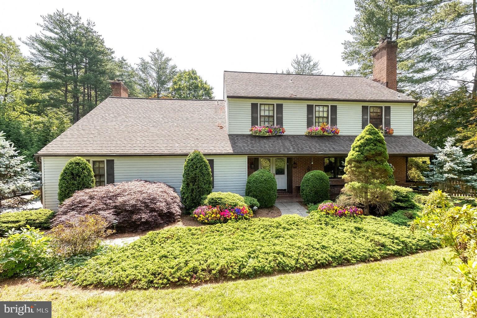 Welcome to 9 Tree Farm Court – A Hidden Sanctuary in Glen Arm
Tucked away in one of Glen Arm’s most desirable private enclaves, this exquisite home is nestled on a picturesque 1.01-acre lot that feels like your own private botanical garden. From the moment you enter, you’ll be captivated by the craftsmanship, warmth, and serenity this home offers.
The heart of the home is a beautifully renovated chef’s kitchen with beautiful cherry cabinetry, an oversized island with gas cooktop, double ovens, and high-end appliances – all overlooking the spectacular great room addition with vaulted wood ceilings, fireplace, and floor-to-ceiling windows bringing the outside in. Four spacious bedrooms and two and a half baths, including a renovated spa-like primary suite, with radiant heated floors, brand new whole house generator, and exquisite tilework.
Step outside and discover a landscaped paradise: walking paths, mature trees, vibrant perennials, and tranquil garden seating areas – it’s a setting rarely found and impossible to duplicate.
Every inch of this home reflects pride of ownership, thoughtful updates, and a connection to nature that is both calming and inspiring.