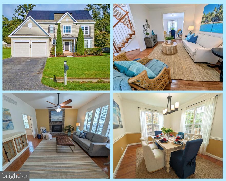 Spacious and beautifully built custom colonial in desirable Severna Park! Offering over 4100 total square feet, this 4-bedroom, 3.5-bath home features bright open living areas, gleaming hardwood floors, and a comfortable layout perfect for spacious living and entertaining. The kitchen opens to a cozy family room with stacked stone fireplace & bright breakfast room overlooking spacious backyard & patio. Fnished lower level provides great bonus space for recreation or guests. Enjoy outdoor living on a nearly half-acre, fully fenced lot with plenty of room to relax or play. Extensive hardscaping with paver patio & built-in wall for seating & hosting. Attached 2-car garage with ample storage. Ideal location close to coveted Severna Park schools, parks, and commuter routes complete the package!