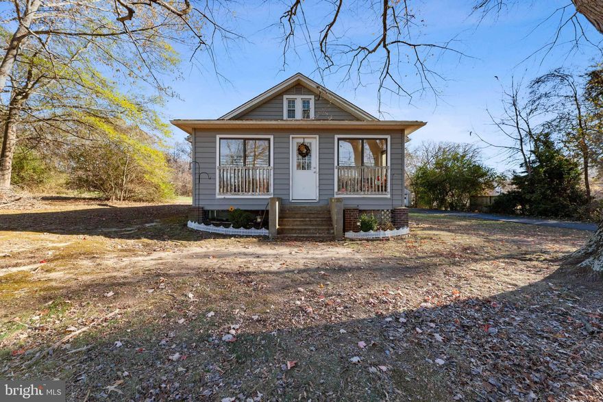 ADORABLE BUNGALOW IN QUAINT MARBURY ON FLAT, ONE ACRE LOT! Remodeled in 2014 yet still maintains much of the original charm and character... Beautiful hardwood floors throughout... Spacious kitchen which leads to rear mud/ laundry room and basement access which offers plenty of extra storage space... Water filtration system recently installed... 3 good sized bedrooms... Recent bathroom remodel with new vanity and finishes... Bonus sunroom in the front of the home, perfect for  entertaining or lounge space... Recently paved driveway... Detached two car garage with new stairs and railing which lead to partially finished bonus room ideal for a workshop, studio, or with a little imagination, an in law suite... Located a short drive to shopping, parks, library, schools, Smallwood State Park and the Sweden Point Marina... Great commuter location to Indian Head Naval Support Facilities, The Stump Neck Annex, DC, and VA... Priced to sell, this one will go quickly, schedule your showing today!!!