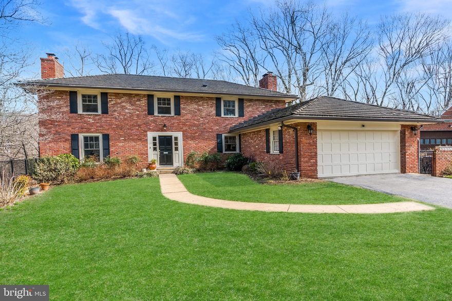 Home was sold before being publicly listed. 5 BR/3.5BA on .98 acres backing to Windy Run Park. Fantastic renovations + one-of-a-kind views thru-out.Quietly tucked away on a private cul-de-sac street in Riverwood is 2731 N. Nelson Street, a fully renovated 5 bedroom and 3.5 bath classic colonial that was custom built in 1959 with over 40,000 bricks salvaged from The King Building, which was once used as a Civil War hospital on the grounds of the U.S. Soldiers' Home in Washington. Set on a nearly 1 acre lot and backing to Windy Run Park, this home provides a serene setting for entertaining and play. The main level features an open floor plan with generously sized rooms of excellent proportions with large windows that welcome in lots of natural light. The formal living and dining room spans the entire length of the home and is warmed by a beautiful masonry fireplace with a stone surround. Set in between the living and dining room and the kitchen, is a cozy family room with sweeping views of the backyard and the park. Well-appointed and updated with current finishes, the gourmet kitchen includes granite countertops, paneled appliances, custom cabinetry, and a large center island with breakfast bar and task sink. The kitchen is adjacent to walk-in pantry, an office nook, mudroom and half bath all leading to the two car garage. Exposed brick, built-ins and a side door to the yard add to the charm. The upper level includes four bedrooms, two full baths, a cute window seat, and one of two laundries in the home. A gorgeous master with en-suite bath, walk-in closet and fireplace is located at the top of the stairs. The daylight lower level has a kitchentte, an additional bedroom with full bath, family room, and private den. The lower level is ideally designed as an in-law or au-paire suite with two walk-outs to the rear patio and yard.Attic is floored for storage