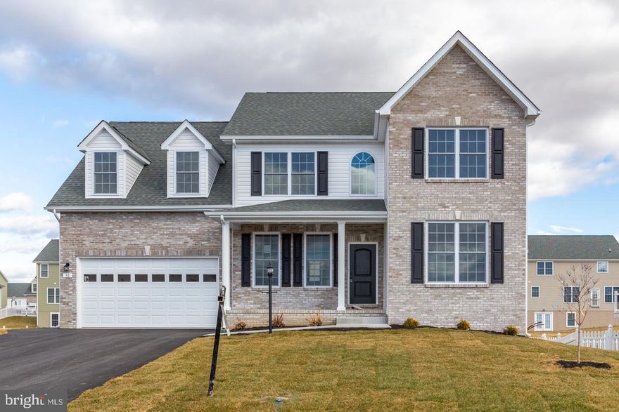 CONSTRUCTION IS COMPLETE!  This well constructed home has beautiful hardwood flooring throughout the main level. The crown molding and granite countertop only add more to the beauty of the home! Primary bedroom has tray ceiling and bath with separate shower and tub and double sink. Very large 4th bedroom with large walkin closet. Full unfinished basement with rough in bath. Move in ready!! BUYER PAYS TRANSFER TAX.