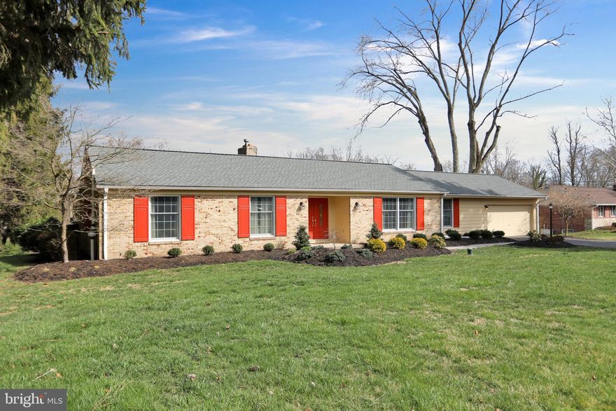 Pull up to this well maintained large rancher , on a quiet court backing to serene woods,  and make it your home today. The cozy family room with a fireplace sets off the gourmet kitchen Perfectly.  The upgraded kitchen includes quartz countertops a double wall oven, perfect for those that like to cook and entertain, an induction cooktop and stainless steel appliances. Natural sunlight floods the Florida/ breakfast room adjacent. A formal living and dining room complete the main part of the home. Two master suites sit on either side of this  rancher while having two other full baths and two more bedrooms in which,  one has a lovely seating area or could be used in multiple ways (playroom etc. )  In between the sunroom and bedrooms there is a small but sunny space that could be an office, craft room  or used for extra storage . The ample square footage and many rooms allow for creative use of space to meet all of your needs. The laundry and pantry off of the kitchen is optimally convenient. Outside there is an above ground heated  pool with decking and plenty of seating areas .  The deck extends around to the master bedroom and you will see a Jacuzzi therapy spa hot tub . A storage shed that matches the home completes the backyard to store anything you need, in addition under the master bedroom there is a temperature controlled storage area. This space is great for also keeping outdoor furniture and pool equipment among anything else you would want to store.  The basement has a rough in and is only partially finished but has boundless potential. When you think this home already has it all,  a brand new roof was put on In November of 2023. This stunner wont last long !