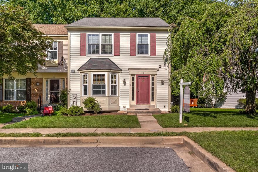 Wonderful opportunity to own a spacious, end-of-group in the desirable Wellington Valley community.  The home has been freshly painted and carpeted, and all of the bathrooms have been refreshed!  First level offers a spacious and well updated, eat-in kitchen with granite counter tops and SS appliances.  The open concept living and dining rooms have hardwoods floors and the living room is complete with a wood-burning fireplace.  You'll appreciate walking out from the living room on to the rear deck and back yard overlooking trees and offering a peaceful and private setting for relaxing and entertaining.  Three bedrooms are on the second level and the master suite offers a dressing area/walk-in closet adjacent to the en suite full bath. The lower level is perfect as a media room or recreation room and conveys with a beautiful media center. The spacious utility room and laundry center have wonderful storage.  New furnace installed in 2019!  Well located within the community and convenient to all amenities and shopping with super easy access to everything you need.  You'll love that all you'll have to do is move  in!