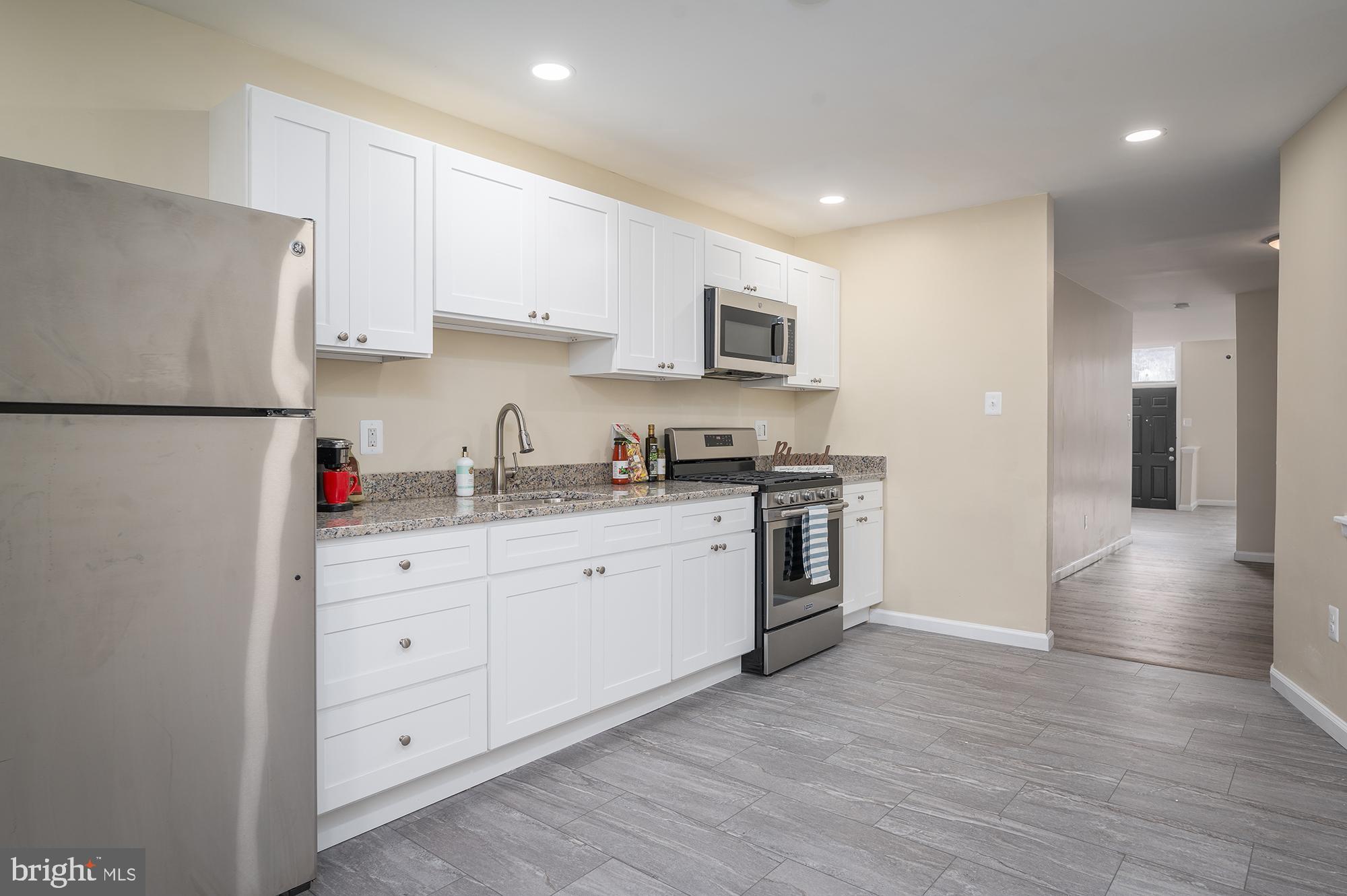 Beautifully renovated single family home with a 1600 Sq. Ft lot. 4 BR/ 2 BA, located in the neighborhood in East Baltimore City. Surrounding neighborhoods include East Baltimore Midway, Broadway East, and Gay Street. Large sized rooms and closets. Taxes are only $401 a year. This property was being rented out for $1950mo. Seller will review all offers on Thursday August 21st at noon. Looking for highest and best.
* In-unit full size washer/dryer
* Energy efficient central air
* New cabinets
* New vinyl flooring
* Pets allowed
* Public transit walking distance Metro and bus
Buyer to pay of closings costs, including all transferred docs and stamps. Property sold strictly as is.