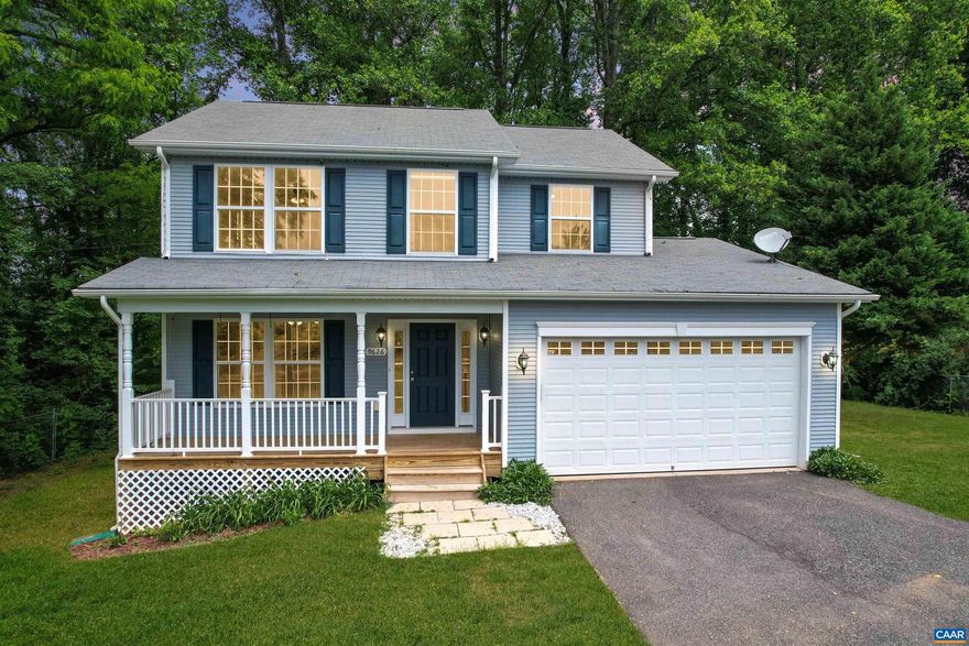 If you missed it the 1st time, here is your 2nd chance. Located just outside the Town of Mineral & only minutes from Lake Anna, this charming colonial is just waiting for you to call it home with 1,734sq ft of living space & a 2-car garage. Soak in the rural scenery from your front porch or hang out on the side porch while grilling. Welcoming you inside is the front door with dual sidelights. The den is superbly situated for entertaining as it flows into the dining room & foyer. The dining area is just off the kitchen which includes a breakfast nook & two pantries while perfectly situated between all 3 entrances providing the convenience every kitchen needs for feeding a family or bringing in the groceries. Completing the area is a designated laundry room & half bath. Once upstairs, the central hall leads to 2 linen closets, all 3 bedrooms & a full bath. The primary suite features 2 walk-in closets one of which even has a window & is big enough to be an office, a private bath with dual vanities & a bedroom big enough for a king bed & a sitting area. Truly a place you can retreat & relax. The other 2 bedrooms have ample space & the entire upstairs is freshly carpeted. If this was not enough, high-speed internet is available.