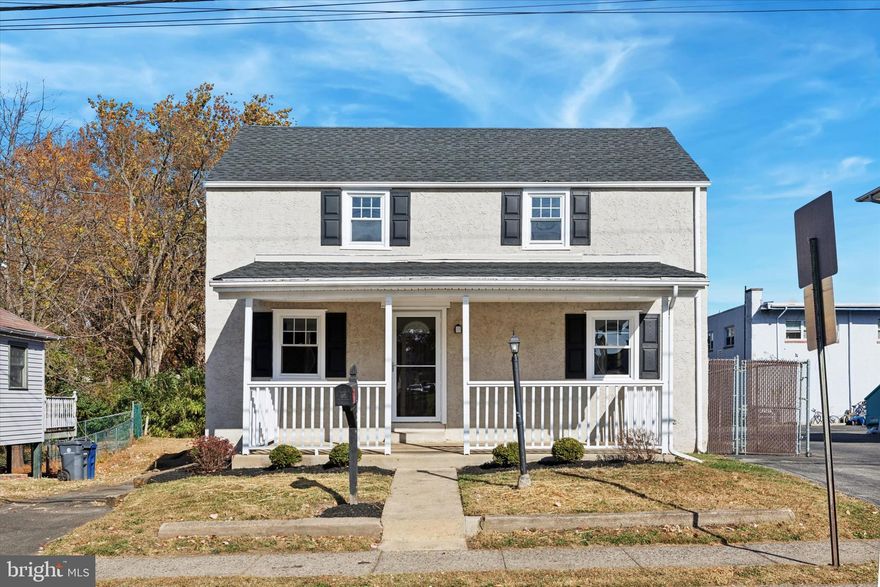 Welcome home to this charming, move-in-ready 3-bedroom, 1.5-bathroom colonial in the desirable Abington School District (Overlook School for elementary)! Enter through the inviting covered porch—a perfect spot to enjoy your morning coffee and greet the day. Inside, the living room flows seamlessly into the eat-in kitchen, complete with an island, stainless steel appliances, and gas cooking for the home chef. This home features central air and beautifully refinished hardwood floors throughout. Upstairs, you’ll find a spacious primary bedroom and two additional, sunlit bedrooms. The hall bath completes this level, while a walk-up attic offers plenty of storage space. The walk-out basement includes a convenient half bath and a laundry area with a washer and dryer. Step out from the kitchen to a fully fenced backyard, ideal for entertaining, with a paved area perfect for grilling and a shed for extra storage. With a newer heater and AC condenser, this home is move-in ready and low-maintenance. There is 2-car driveway. Conveniently located near shopping, dining, and public transportation, it’s just a short walk to Roslyn Park and the train station, a mile from Willow Grove Mall, and offers easy access to I-276 and PA-611. Don’t miss your chance to tour this delightful home—schedule your appointment today!