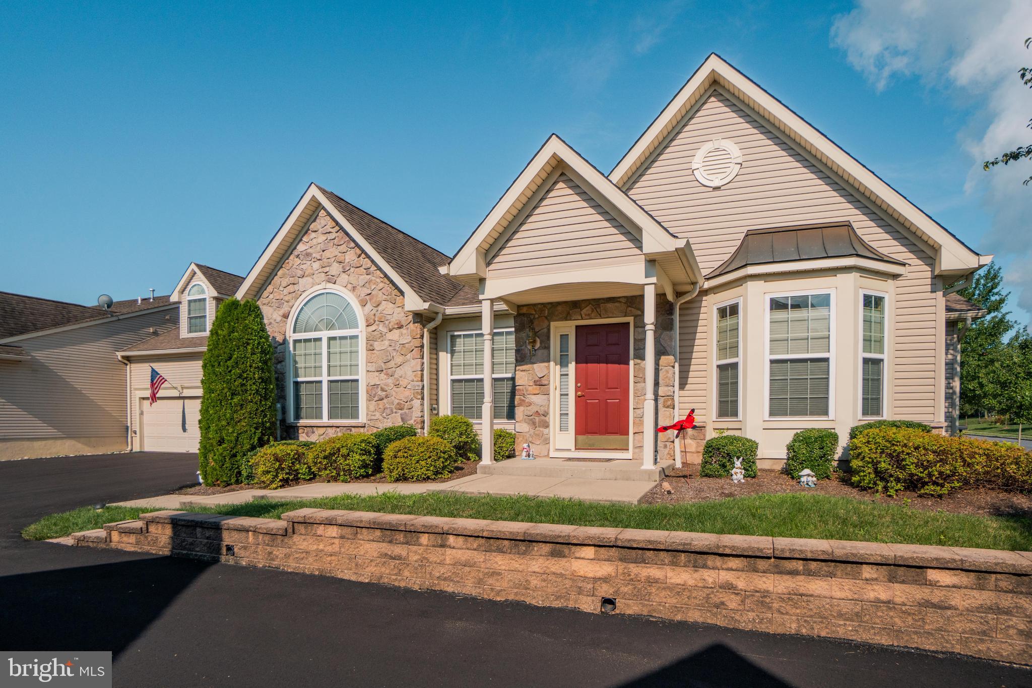 EXTREMELY MOTIVATED SELLERS! Welcome to 360 Callaway Ct! Enjoy carefree, low maintenance living in the sought after Villas at Linfield senior community! Entering this well maintained home you are met with a large living area with vaulted ceilings. The first floor living home features main bedroom with two separate closets and on suite bath boasting a double vanity and stall shower. Across the hall is a second large bedroom, full guest bath and a spacious bonus room that can be used as an office or den! Venturing further into the home you will find the formal dining area. Overlooking the dining room, the kitchen offers engineered hardwood flooring (added 4/19/17) and upgraded granite countertops (3/25/17) with spacious eat in area. Finishing off the first floor is the main floor laundry with newer washer and dryer, storage closet and access to the oversized two car garage with additional storage bumpout. Upstairs, a fully finished loft with walk-in closet awaits. A newer air condition system was installed June of 2016, new water heater October 2019 and the property is serviced by a transferrable maintenance contract for HVAC and water heater paid for until 6/25/21. This community also offers many amenities, such as a clubhouse, pool, tennis courts, health club and meeting room perfect for interacting with neighboring residents! Seller is original owner and upgraded the home by adding an office/bonus room instead of a patio. Sellers are willing to provide credit to install patio pending HOA approval!