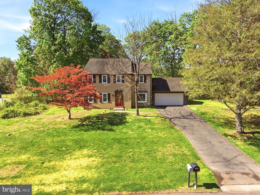 Welcome home to this stunning colonial in Upper Makefield Township! Enjoy luxury living with modern upgrades, beautiful hardwood floors, and a chef’s dream kitchen. The property features 4 bedrooms and 2.5 bathrooms, with new hardwood flooring throughout. The kitchen has been updated with white cabinetry, a distinctive copper undermount farmhouse sink, subway tile backsplash, and a convenient pot filler. The adjoining family room adds to the updated aesthetic and includes a white-washed brick wood-burning fireplace. Cozy up by the elegant fireplace or explore the nearby canal for outdoor adventure. With top-rated schools and thoughtful amenities like an EV charger, Newer windows, Newer HVAC, Updated Bathrooms, water filtration system, fresh paint and fantastic storage, this move-in ready gem won’t last long. Schedule your showing today and discover your dream home!