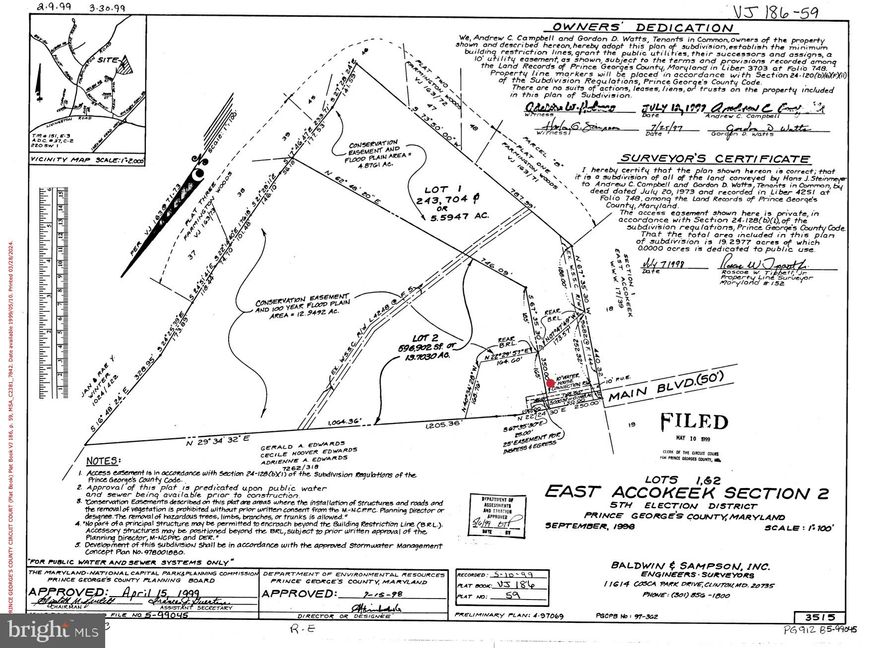 13.7 acres that has road access.   Neighboring lot is 5.595 acres and they are physically connected.  Attached plat shows where a house can be built on the front acre of the lot.  Lot tapers off to a wooded unbuildable (conservation portion) lot that is very peaceful and private.  There is public water and sewer that is positioned at the front part of the property at the road.
Please make appt first.  No trespassing signs were posted on the estimated property lines.