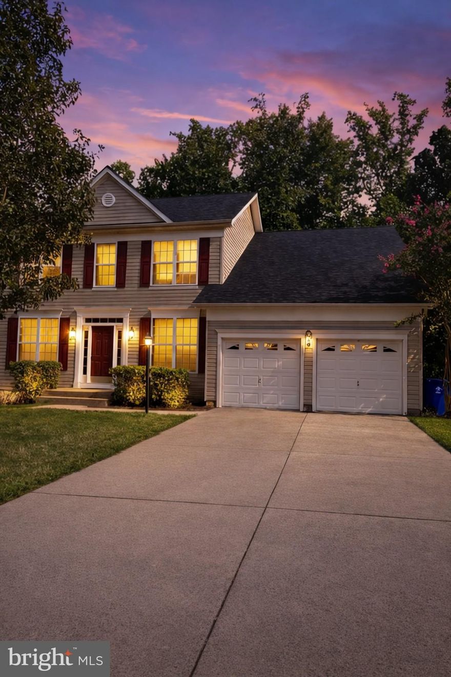 Welcome to 5653 Cabinwood Ct., a stately 4BR/3.5BA Colonial tucked at the end of a serene cul-de-sac in the sought-after Hunters Brooke community. Full of potential, this home offers space, charm, and flexibility for today’s lifestyle.

Step inside through the grand foyer—or directly from the attached 2-car garage—to discover an inviting open concept layout. The kitchen features an island, eat-in table space, and direct sightlines into the family room where a cozy gas fireplace anchors the space. Sliding doors lead to a spacious rear deck overlooking peaceful wooded views—perfect for grilling, entertaining, or simply enjoying nature (deer sightings are common!).

The main level also boasts a formal dining room, living/sitting room, powder room, mudroom, and a dedicated home office—ideal for remote work.

Upstairs, the expansive Primary Suite impresses with vaulted ceilings, a generous walk-in closet, and a private bath complete with double vanity, shower, and relaxing corner soaking tub. Three additional well-sized bedrooms—two w/ walk-in closets—share a spacious hall bath with double vanity. Convenient upper-level laundry hookups complete the floor.

The lower level provides all finished space except for a boiler room, and area under stairs perfect for a home gym. With generous room sizes, high ceilings, and a walk-out entrance, the basement offers excellent potential for future living space, guest quarters, gym, rec room, or storage—limited only by imagination.

Additional highlights include:
✔ New roof installed in 2021
✔ 9’ ceilings & open concept main level
✔ Finished basement featuring brand new carpet throughout, along with a separate utility/mechanical room and additional under-stair storage
✔ Quiet cul-de-sac location

This charming and versatile home offers tremendous value. Don’t miss your chance to make 5653 Cabinwood Ct. your own—opportunities like this don’t come often!