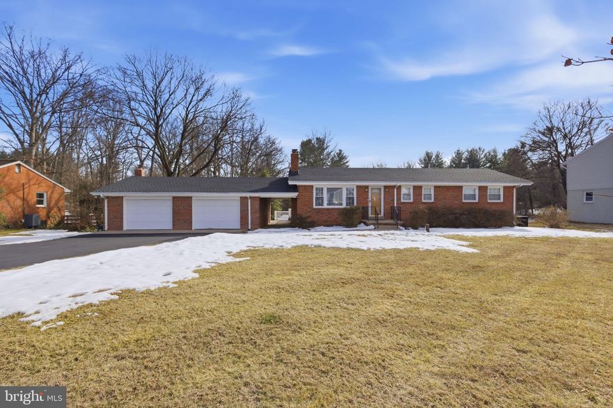 Location, location, location! Adjacent to the town of Leesburg. Charming,  well maintained, all sides brick rambler, on versatile, 1 acre lot, with no HOA restrictions. Privacy and convenience. New roof December 2022.

Relax on the oversized deck, enjoy a private backyard, with room to play, garden, have dogs, even chickens. This beautiful yard backs to trees and a large property behind. There are mature trees perennial plantings, to include daffodils, tiger lilies, azaleas, peonies, wisteria and forsythia bushes.
 
The property accommodates an oversized , 2-car detached garage, connected by a pedestrian door and breezeway. The 800 sq. ft garage is fitted with a rough-in for a future  wood stove and could be used as a workshop if desired. There is built in storage cabinetry.  In addition, there is a large shed in the backyard for extra storage , lawn equipment and gardening supplies.

The main level of the home has hardwood floors. The kitchen has solid wood custom cabinetry, granite countertops and kitchen island. There are stainless steel appliances, in this cozy kitchen, with eat in table space and a view of the beautiful backyard. The master bedroom suite has an attached primary bathroom, with an oversized frameless glass shower enclosure and a dual vanity, with granite countertops and custom tile flooring. 

The full basement includes a recreation room, laundry area, with tons of storage and a large useful utility sink. There is an unfinished space, with an egress door and stairs to the backyard. This property has it's own well and private septic system.

Shopping is just a few miles from this home, with the Compass Creek Shopping Center too.

Deadline for offers is March 6th, by 6pm.