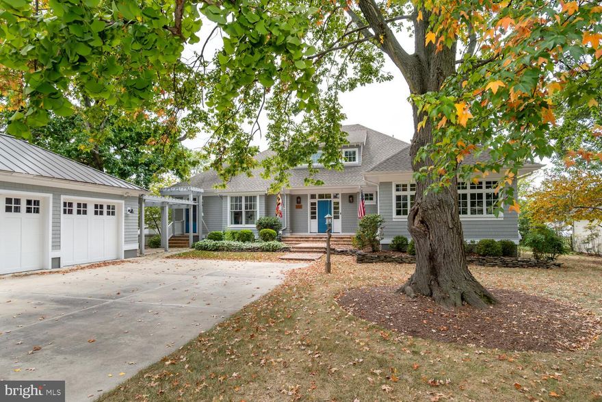 This remarkable waterfront home faces west overlooking Oxford’s beautiful Town Creek and has every amenity.  A fantastic, top quality gourmet kitchen, a wrap around screened porch overlooking the water accessed from the dining room, living room and kitchen.  Two fireplaces with one on the porch.  There is a primary bedroom on the first floor with a huge bath and adjacent laundry room.

The second floor has two carpeted bedrooms plus a bonus room.  Each bedroom has it’s own bath and access to a balcony overlooking the waterfront.

There is a detached three car garage, a sprinkler system and concrete driveway.  

The property overlooks the rip rapped shoreline and floating dock with 5’ of water depth.

Close to all of the Oxford amenities.