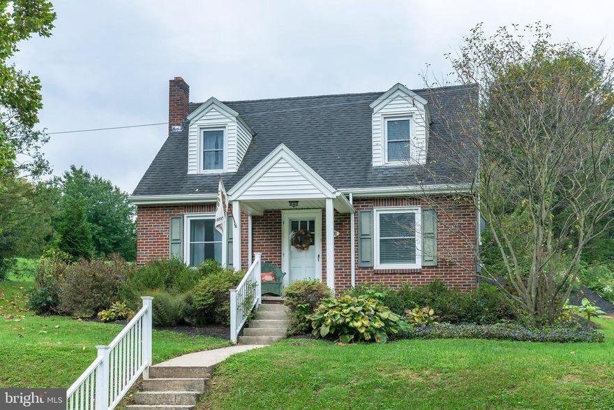 Solid brick 1.5 Story cape cod home in desirable Lampeter-Strasburg School District.  Hardwood floors and newly painted throughout.  Country kitchen with all stainless steel appliances and a pantry.  Charming 22 ft. living room.  Formal dining room.  21 ft. primary bedroom with 2 closets and a dormer.  Bedroom #2 has a walk-in closet and another dormer.  Updated full bathroom with granite vanity.  New tilt in windows.  Central Air.  Relaxing rear patio in private backyard.  New roof.  Utility shed.  Adorable home!!!