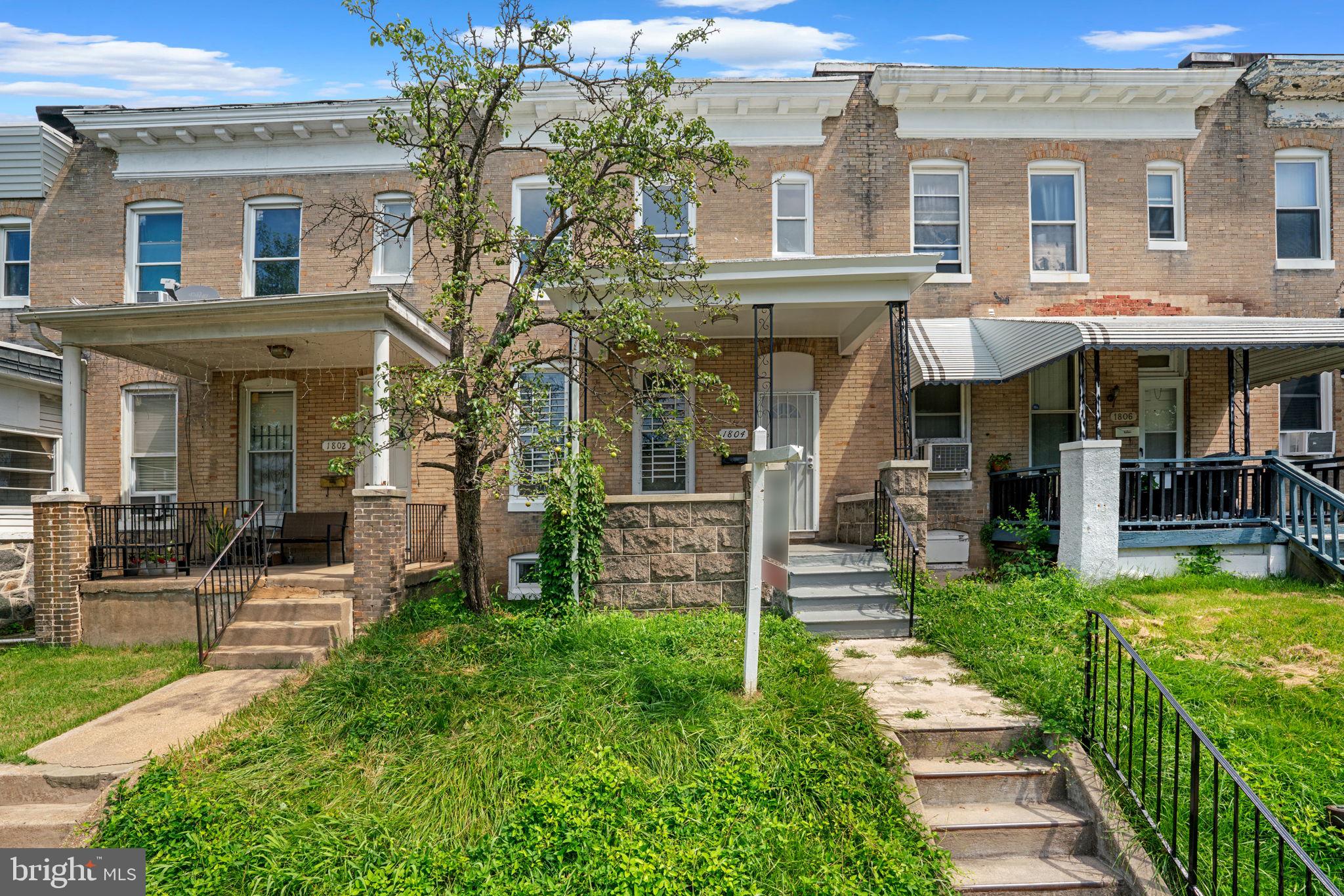 Welcome to newly renovated 1804 East 29th Street in Baltimore, MD. This 3 bed /1,5 bath home has been recently renovated from top to bottom and awaits new owners. Why rent when you can own? This home features 9 ft + ceiling on the top 2 floors which allows an abundance of sunshine from end to end. The Kitchen and bathrooms were fully upgraded as well..and has 3 large bedrooms on the top floor.