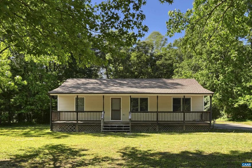 Nestled in a peaceful and quiet Lake Anna neighborhood, this charming 3-bedroom, 2-bath ranch home offers the perfect blend of comfort, privacy, and lake living. Situated on 3 spacious acres, this property provides plenty of room to relax, entertain, and enjoy the outdoors.  Inside, you?ll find an inviting open floor plan with comfortable one-level living, spacious bedrooms, and a bright, functional kitchen ideal for gatherings with family and friends. The primary bedroom features a private bath and peaceful views of the surrounding property. Step outside and enjoy the serenity of your private acreage while still having convenient water access to Lake Anna for boating, fishing, swimming, and endless recreation. Whether you?re looking for a full-time residence, weekend getaway, or investment opportunity, this property delivers the ideal lake lifestyle without the waterfront price tag.  With a quiet setting, ample outdoor space, and easy access to the lake, this home is the perfect retreat for those seeking relaxation and recreation in one of Virginia?s most desirable lake communities.,Wood Cabinets,Wood Counter