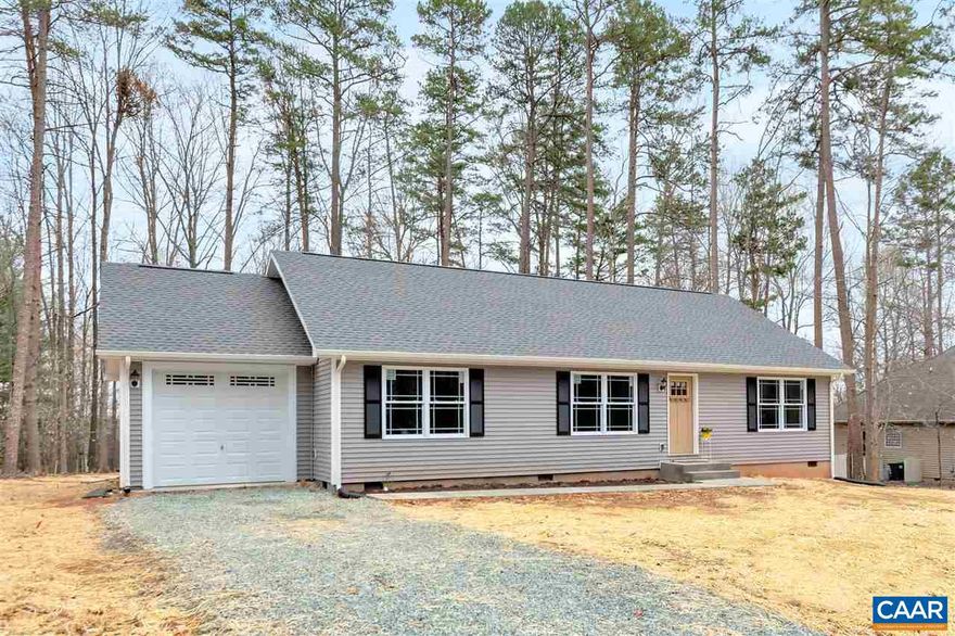 Brand New Home . Ready to move in today. No 6-8 month wait. Sprawling Ranch home with attached garage. The garage has a 9' door to accommodate trucks.  Open floor plan, plenty of natural light. White cabinet lined kitchen with dovetail draws and soft close doors, farm sink,. Granite counter tops, SS kitchen appliances to include refrigerator. Split floor plan.  Master suite with attached bath:  5ft shower and double sinks. Closets galore, all rooms have overhead lighting,  2x6 construction,  R21 wall insulation,, Pull down stairs to a walk up attic with storage. .  Level Lot that is around the corner from Beach 2. A 10 year structural warranty. This home will be love at first sight. Quick Close possible. Owner agent,White Cabinets,Wood Cabinets