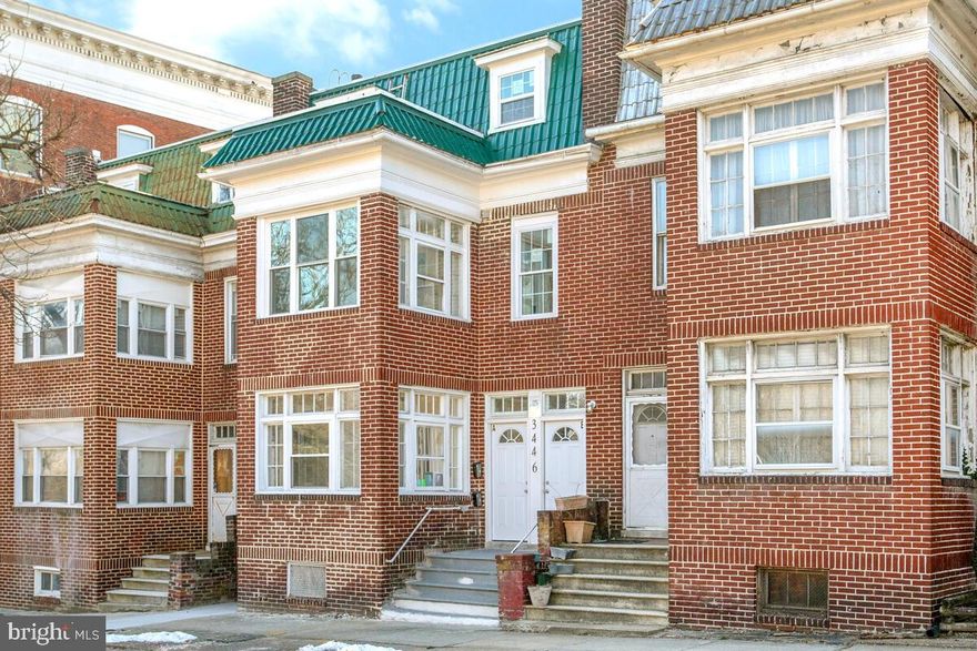 WOW - HUGE 2 Unit, 4,428 total sf  =   4 Bedrooms and 4 Baths in EACH UNIT!  Live in one, rent out the other and live cheap! Newly Renovated throughout, Use & Occupancy Approved by Balto. City - just unpack your bags and move in!  Each unit has an open floor plan for the main living area, LR, DR and Kit.  Turret room in each unit overlooks Druid Hill Park and the Zoo!  Lots of living space, each of the 8 bathrooms exquisitely tiled, Kitchens have Stainless Steel Appliances, new cabinets, granite countertops.  Washer and Dryer in each unit.  EVERYTHING is new - New HVAC (gas), electric, plumbing, fixtures, lighting, flooring, windows, etc.  More space in one unit than in most houses - but no grass to mow! Rear parking for approximately 4 vehicles.   CAC and ceilings fans in each unit will keep you cool during our hot Baltimore summers and gas heat will keep you warm in our crazy winters! Unit 1 has bonus space in the lower level with a walk-out to the rear yard and parking.  Unit 2 has a  huge private bedroom / office on the 3rd level with it's own ensuite with a fabulous view to the Park!  What's not to love!  Come view this very unique  property today and start enjoying urban high-end living!  Back on the market, previous contract fell through due to no fault of the seller nor the property,  pending release.